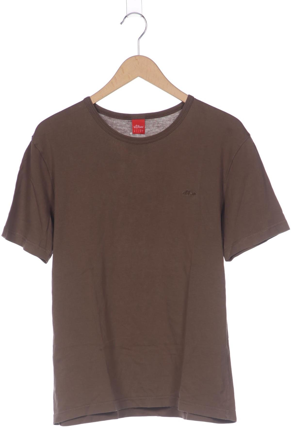 

s.Oliver Herren T-Shirt, braun, Gr. 48