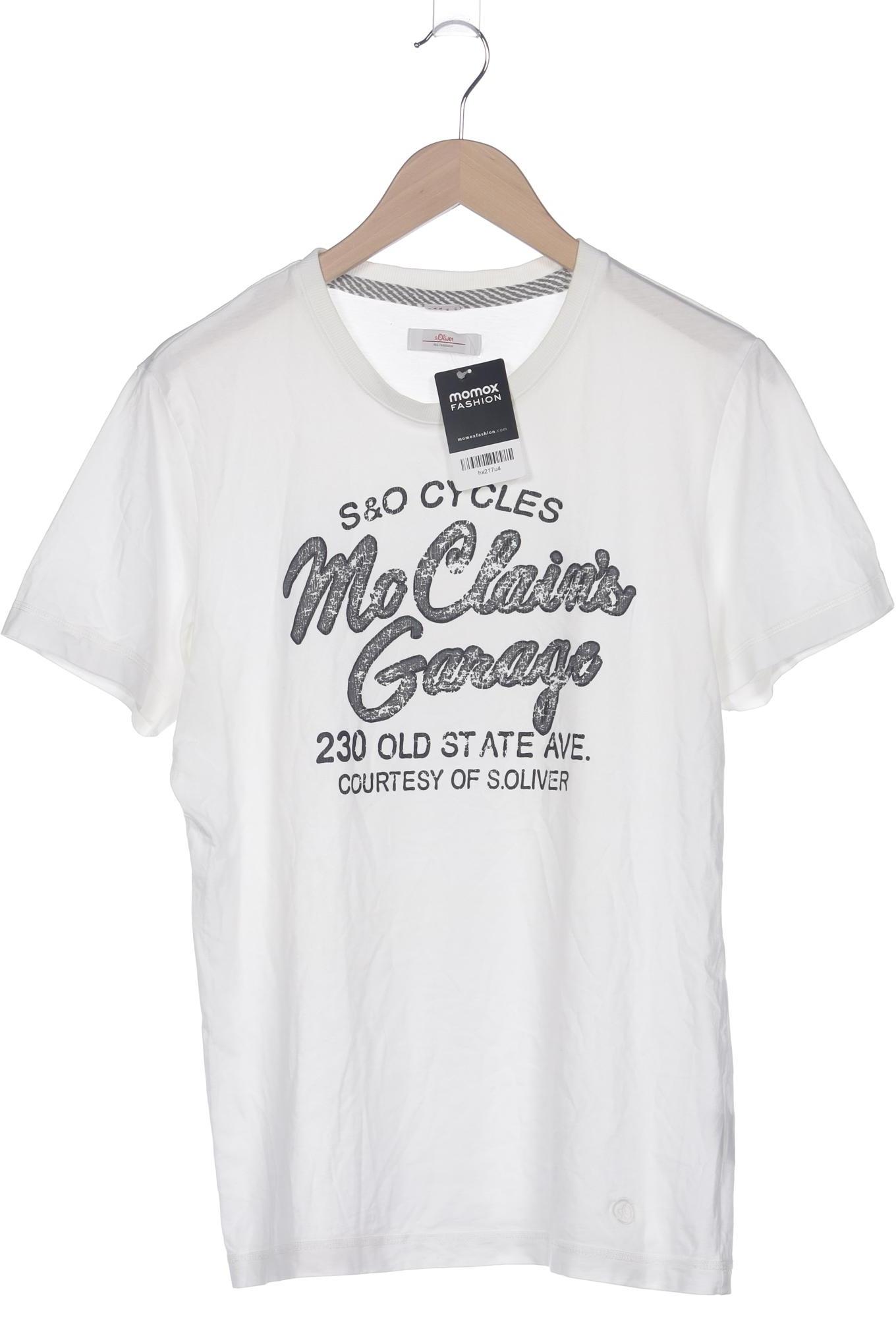 

s.Oliver Herren T-Shirt, weiß, Gr. 52