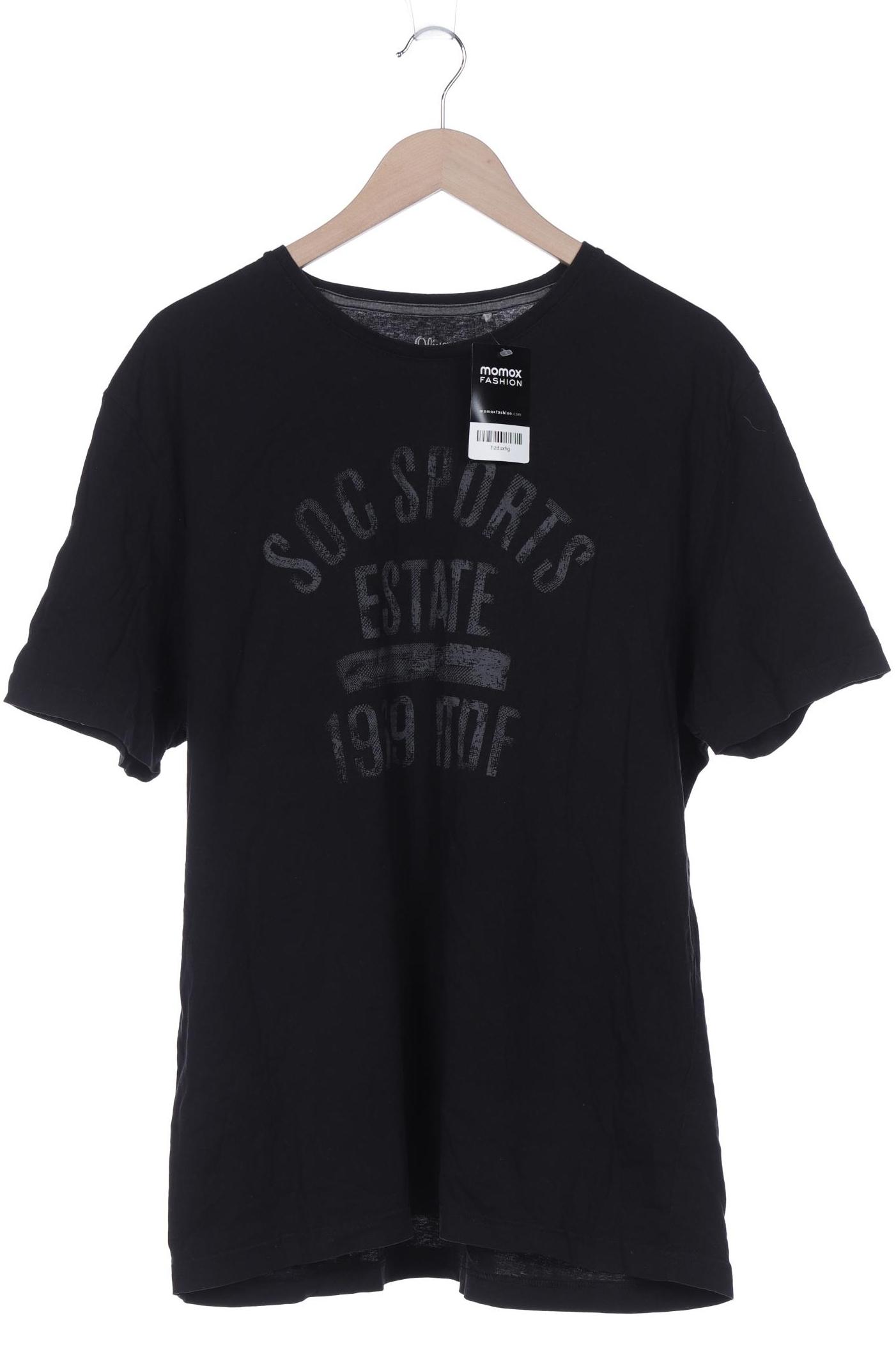

s.Oliver Herren T-Shirt, schwarz, Gr. 58