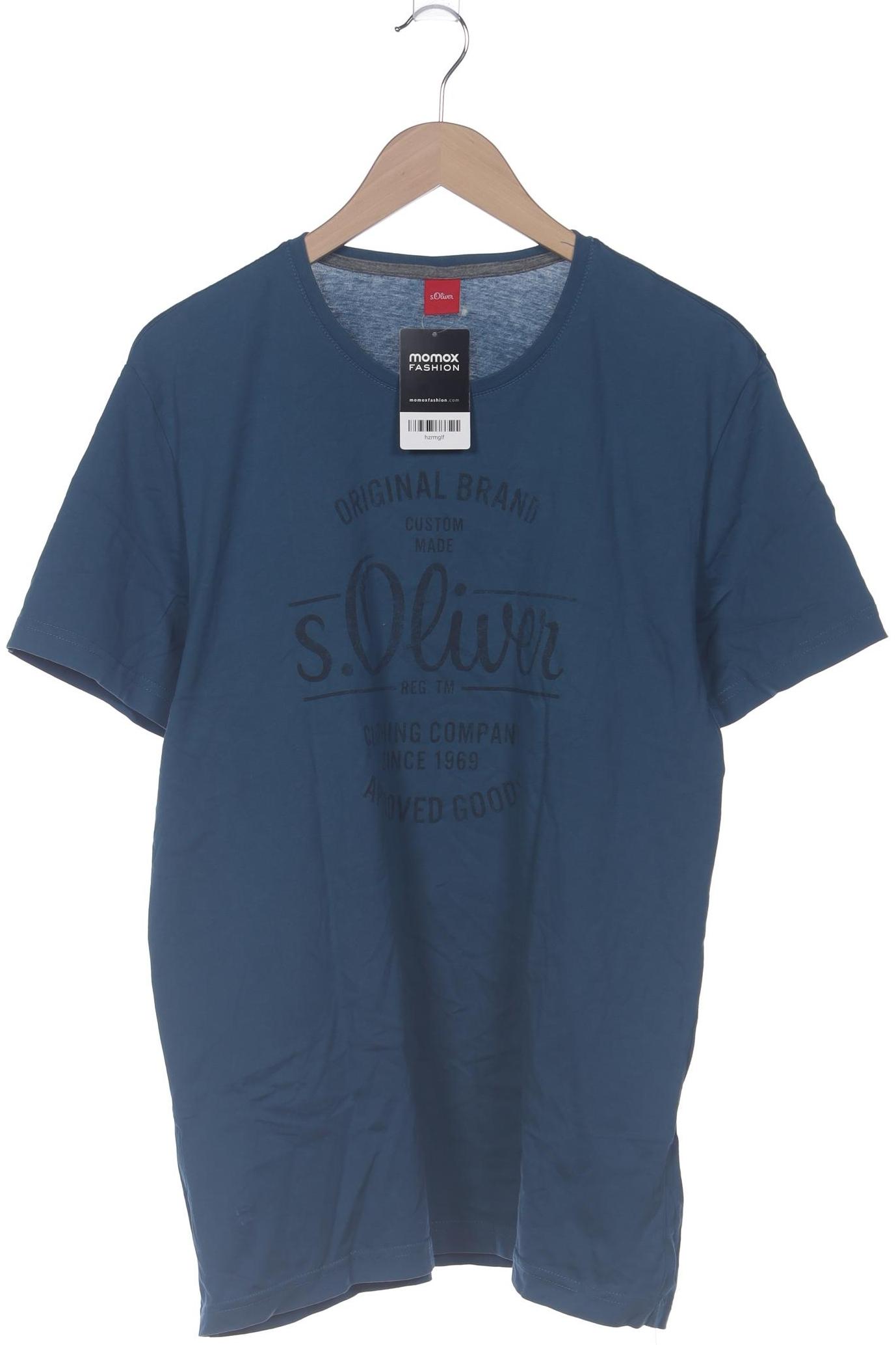 

s.Oliver Herren T-Shirt, blau, Gr. 54