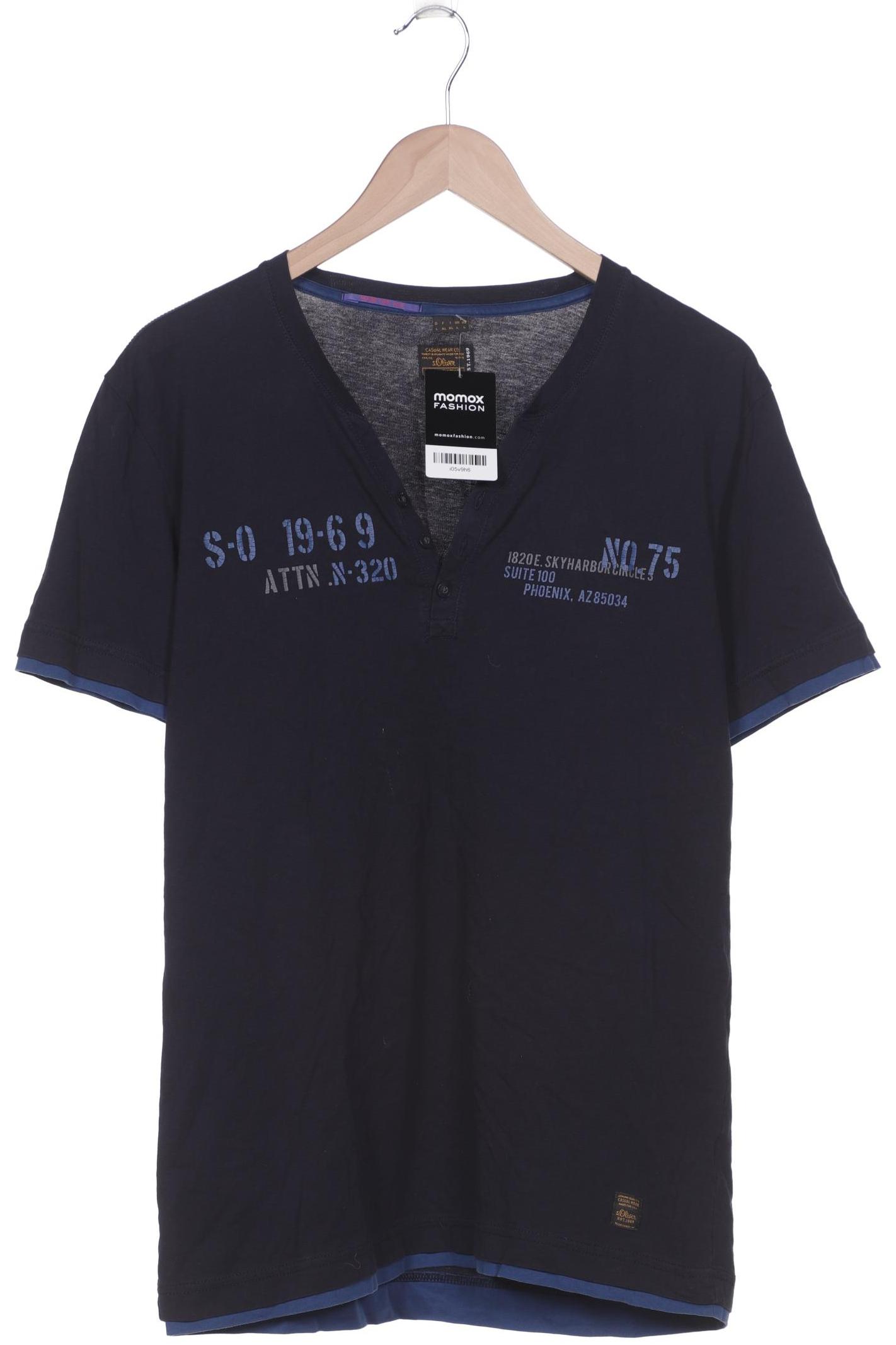 

s.Oliver Herren T-Shirt, marineblau