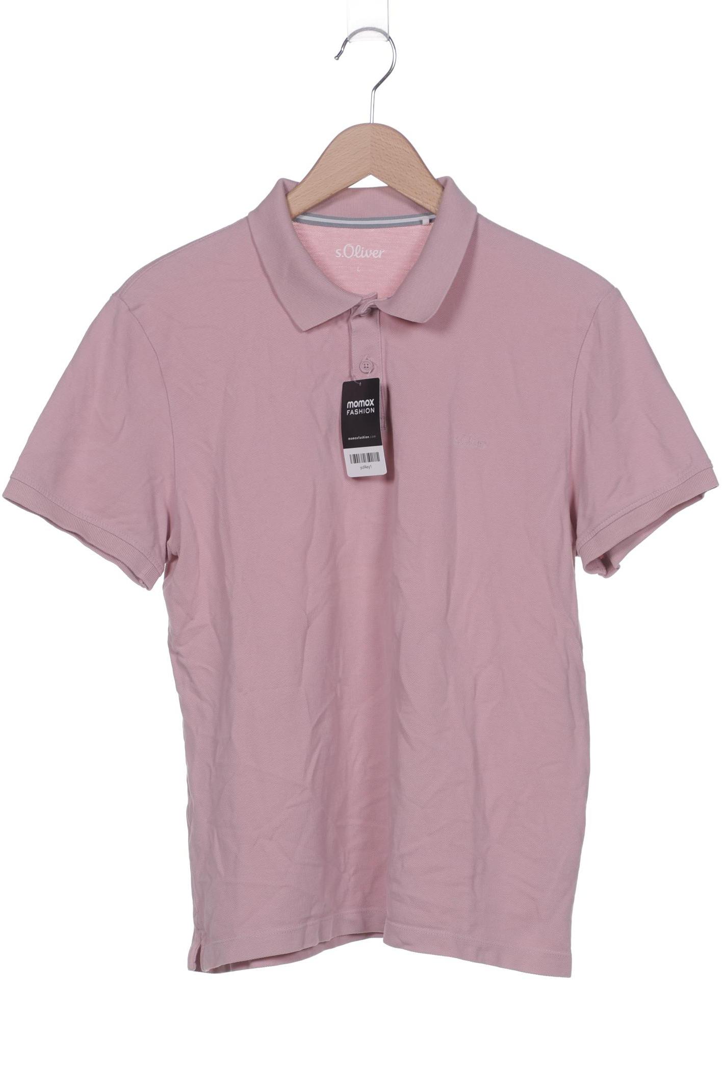 

s.Oliver Herren Poloshirt, pink, Gr. 52
