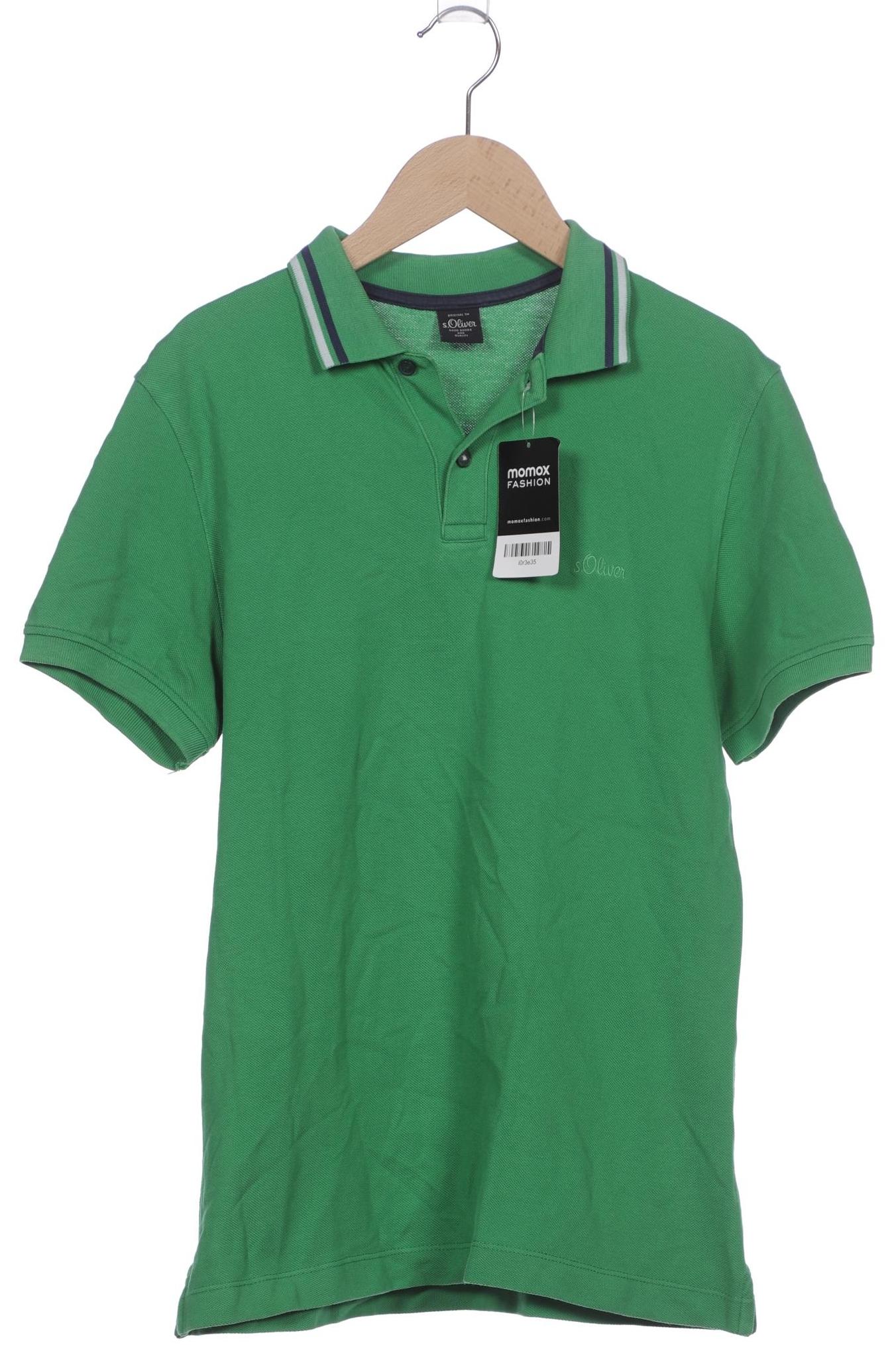 

s.Oliver Herren Poloshirt, grün, Gr. 46