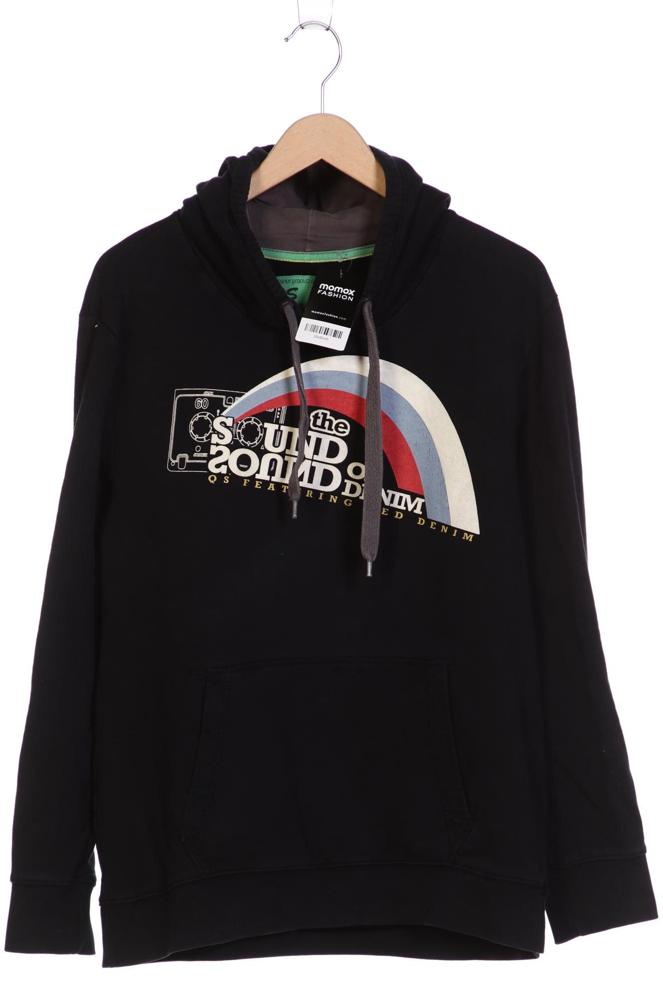 

s.Oliver Herren Kapuzenpullover, schwarz