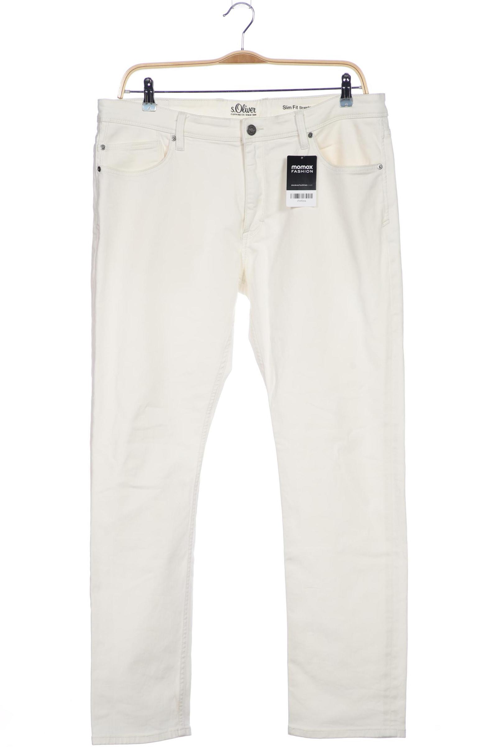 

s.Oliver Herren Jeans, weiß, Gr. 38