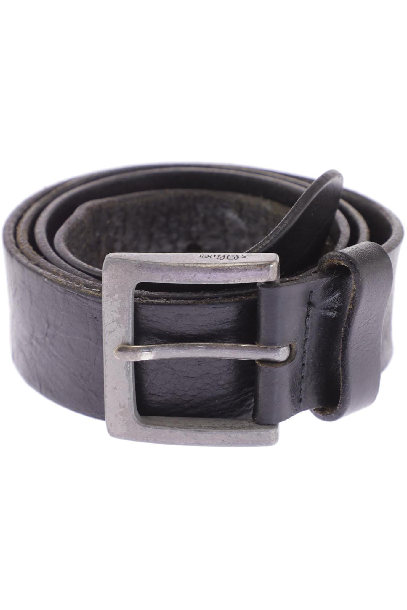

s.Oliver Herren Gürtel, schwarz, Gr. 100