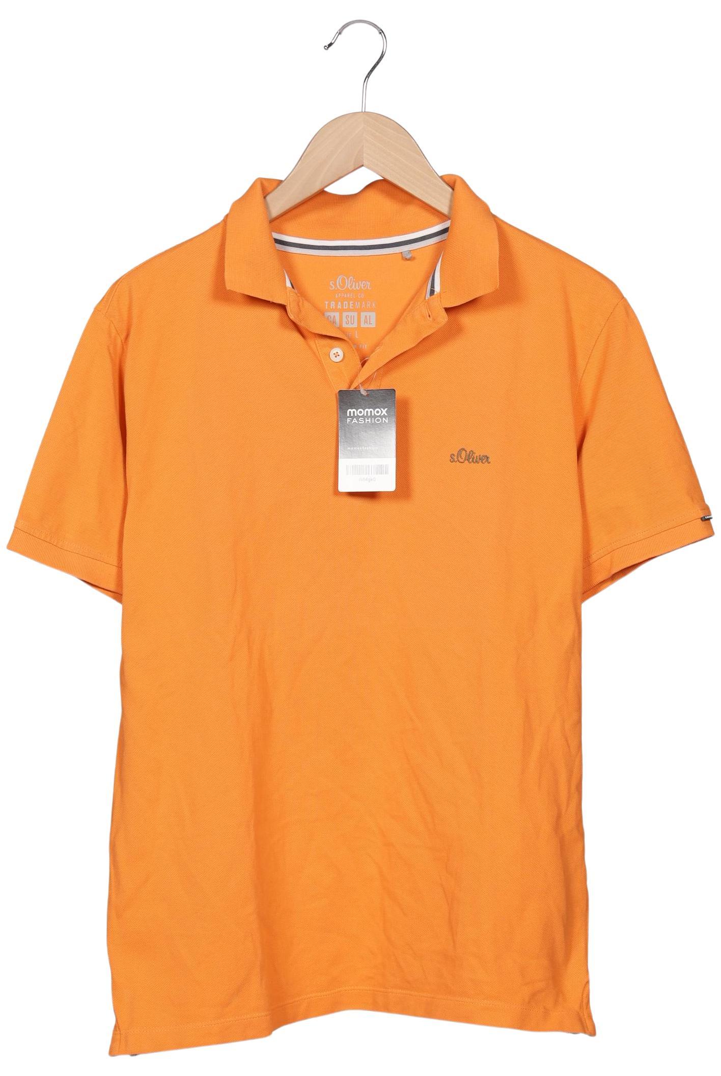 

s.Oliver Herren Poloshirt, orange, Gr. 52