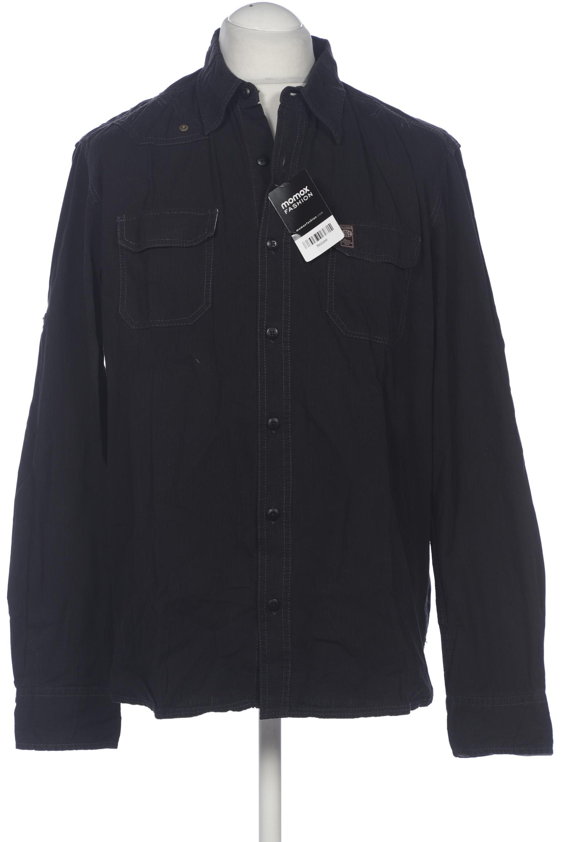 Thumbnail - s.Oliver Herren Hemd, schwarz, Gr. 52