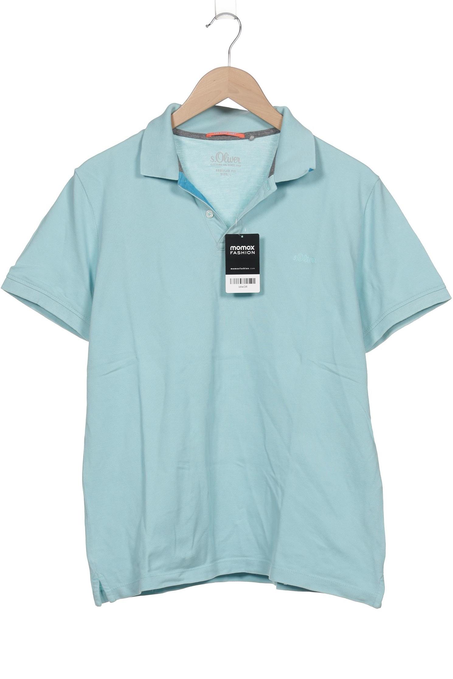 

s.Oliver Herren Poloshirt, hellblau, Gr. 52