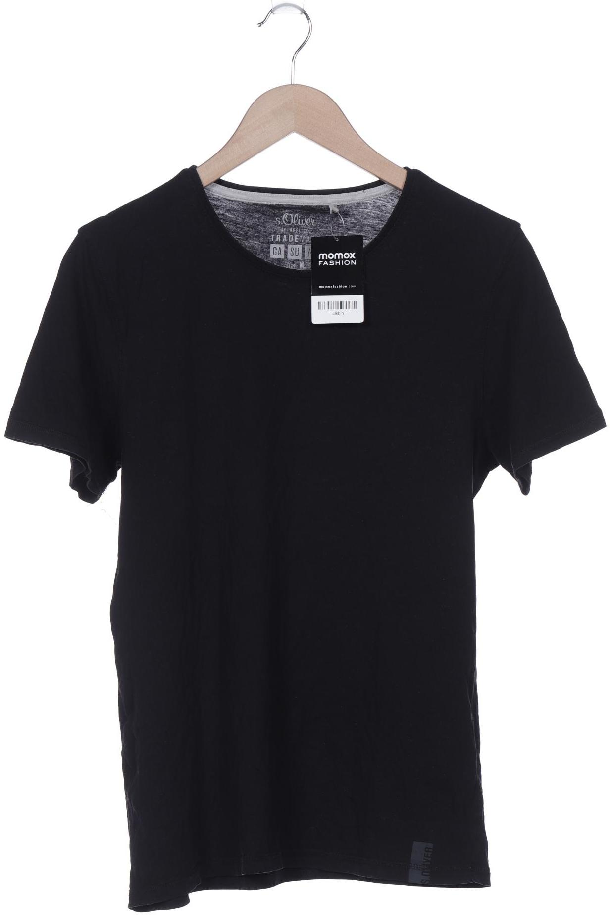 

s.Oliver Herren T-Shirt, schwarz, Gr. 48