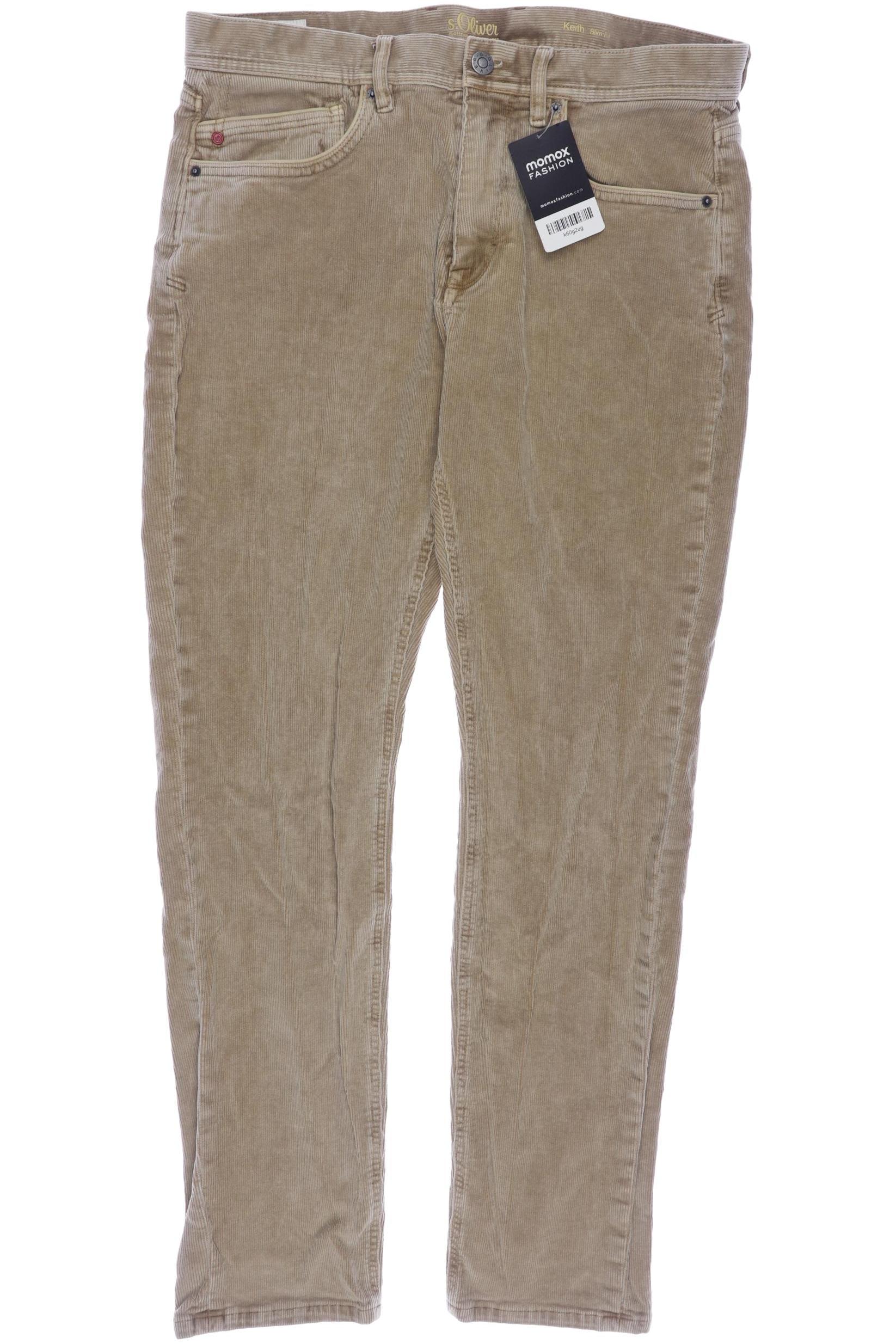 

s.Oliver Herren Stoffhose, beige, Gr. 33