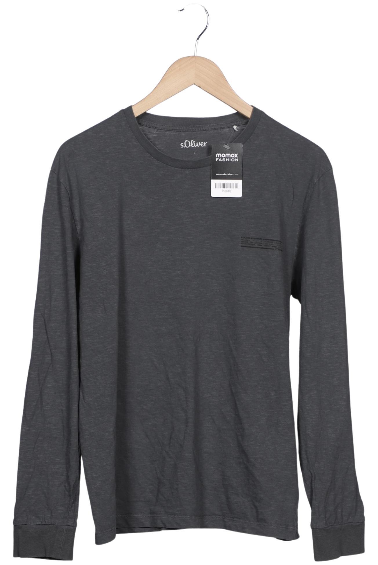 

s.Oliver Herren Langarmshirt, grau, Gr. 52