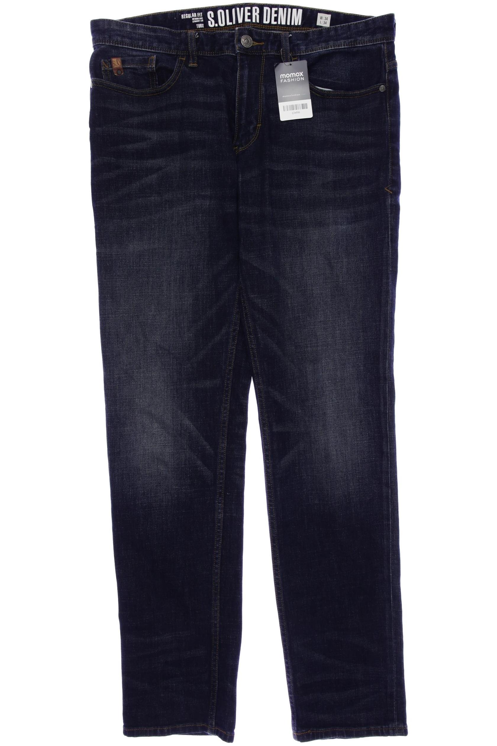 

s.Oliver Herren Jeans, marineblau, Gr. 34