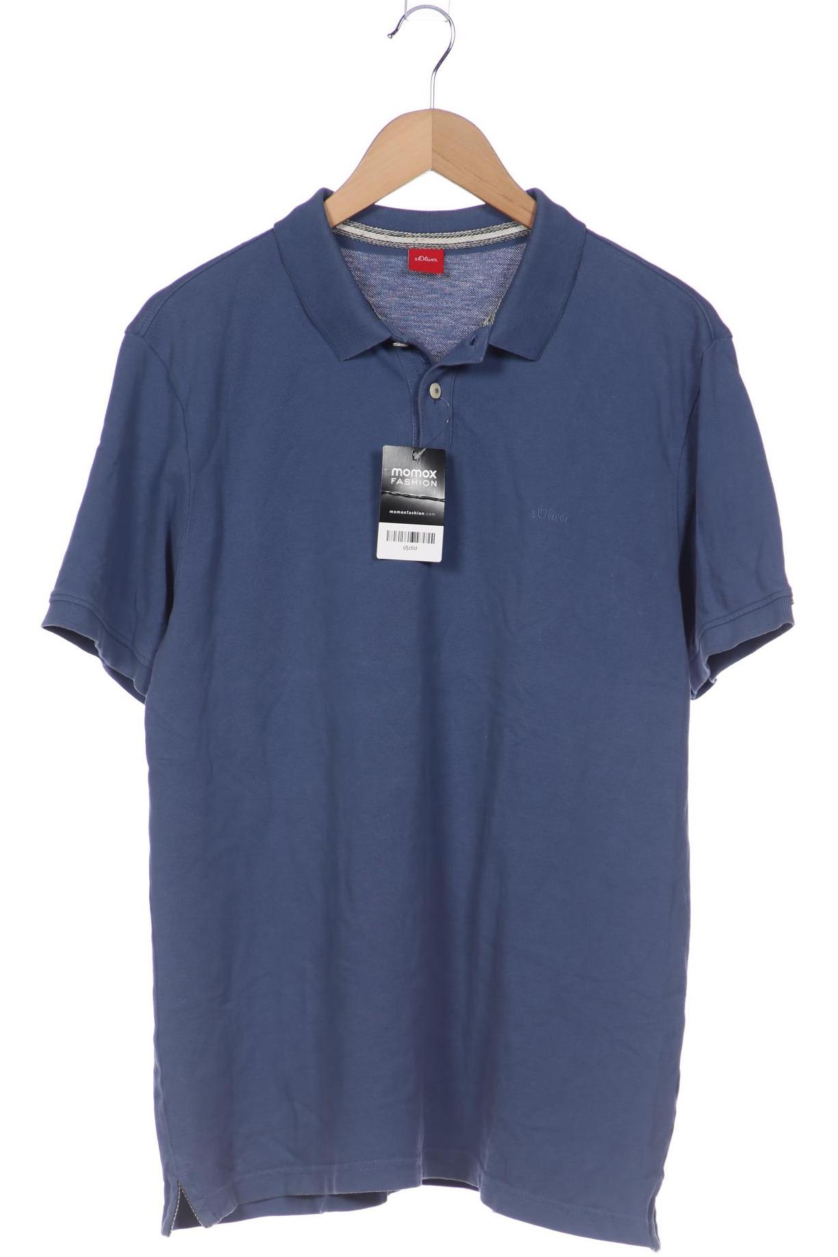 

s.Oliver Herren Poloshirt, blau, Gr. 54