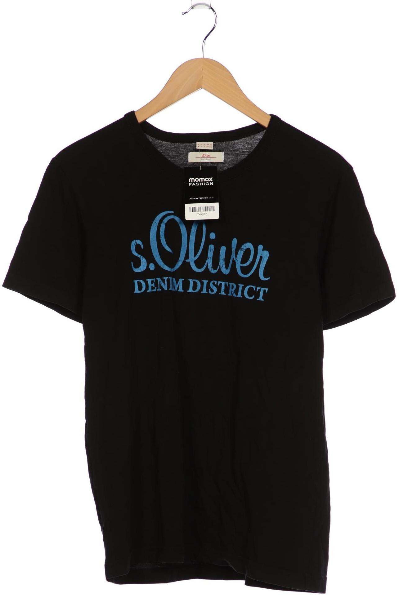 

s.Oliver Herren T-Shirt, schwarz, Gr. 48