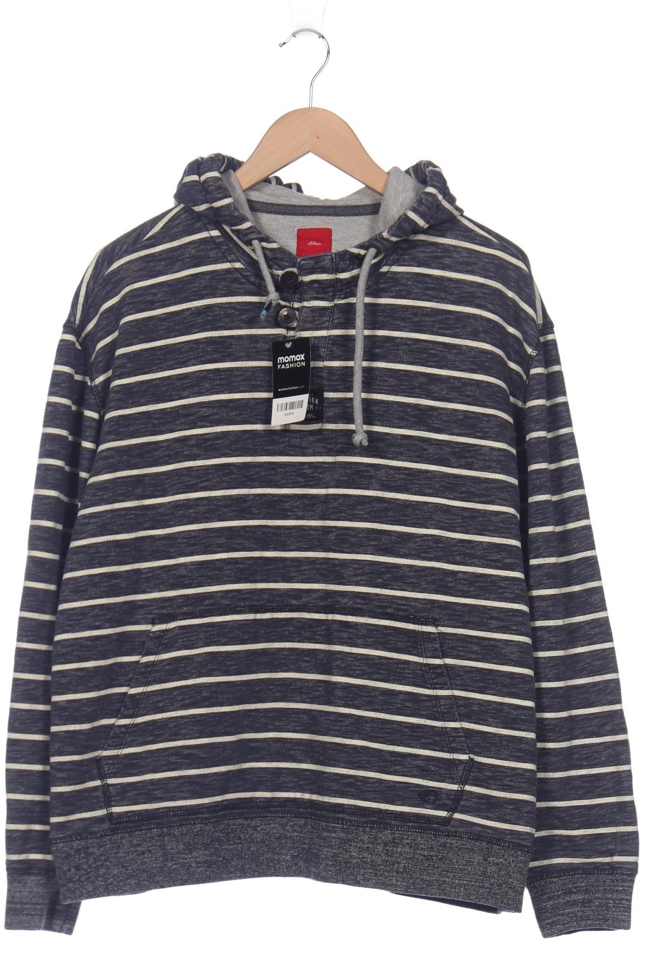 

s.Oliver Herren Kapuzenpullover, grau, Gr. 56