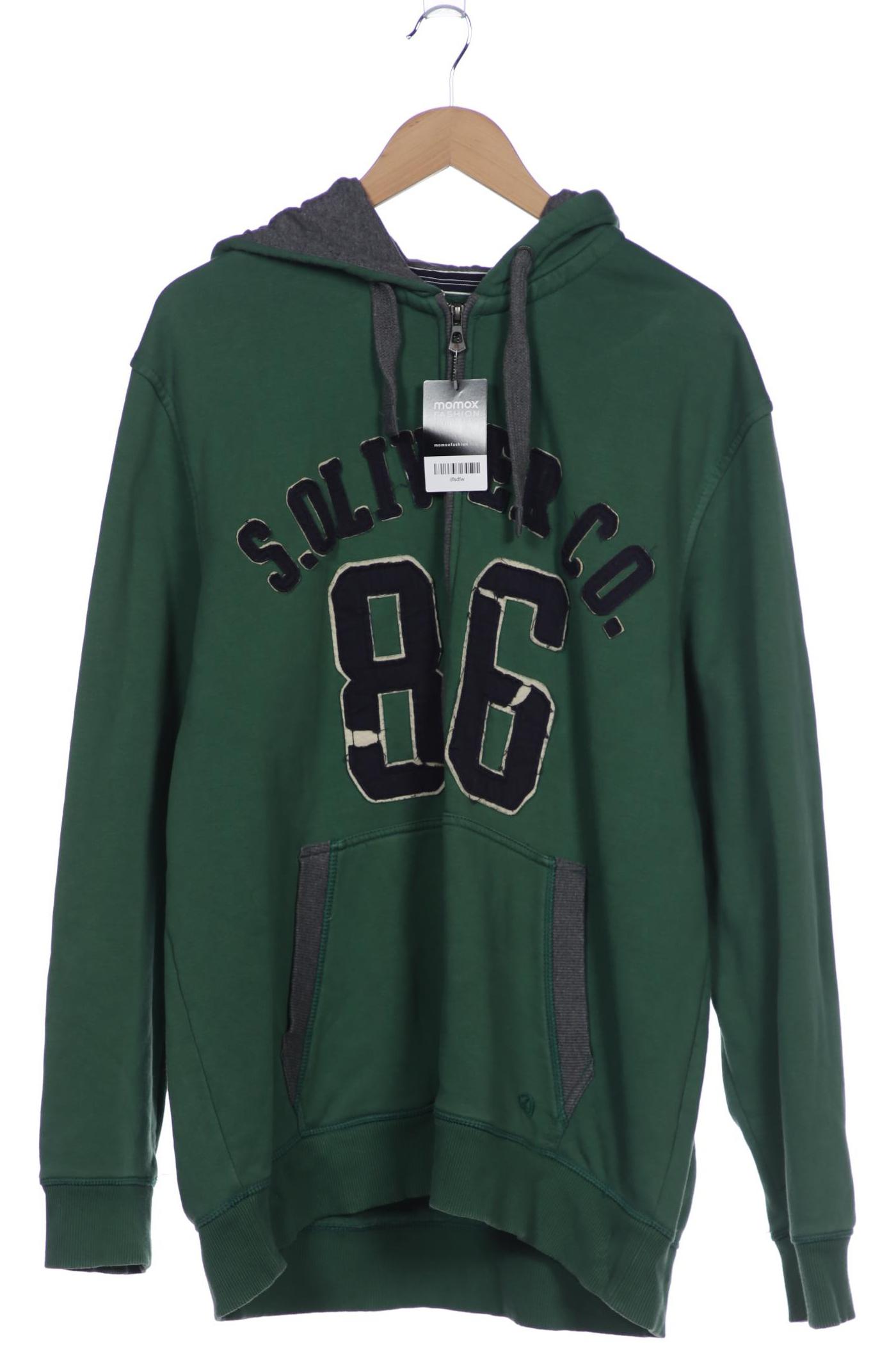 

s.Oliver Herren Kapuzenpullover, grün, Gr. 58