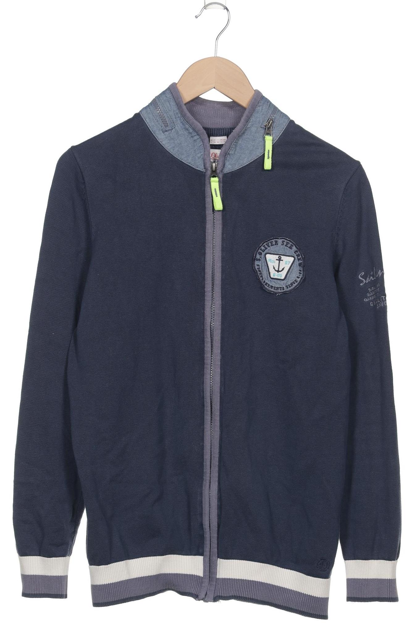 

s.Oliver Herren Strickjacke, marineblau, Gr. 52