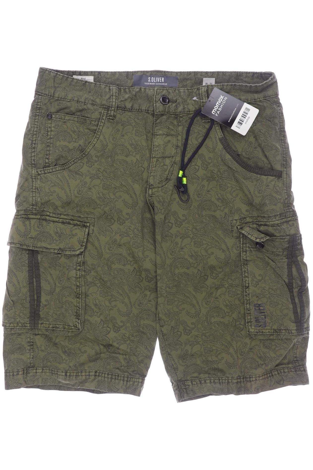 

s.Oliver Herren Shorts, grün, Gr. 31