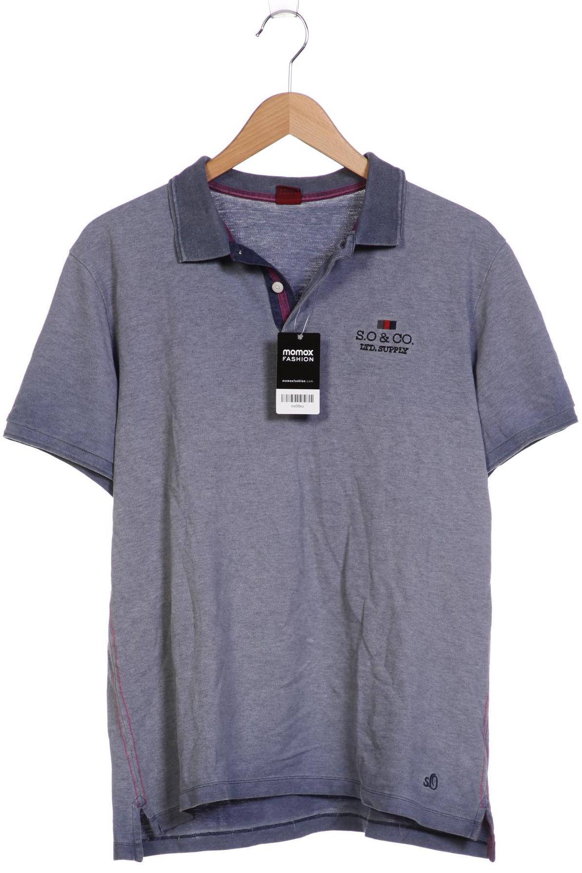 

s.Oliver Herren Poloshirt, blau, Gr. 52