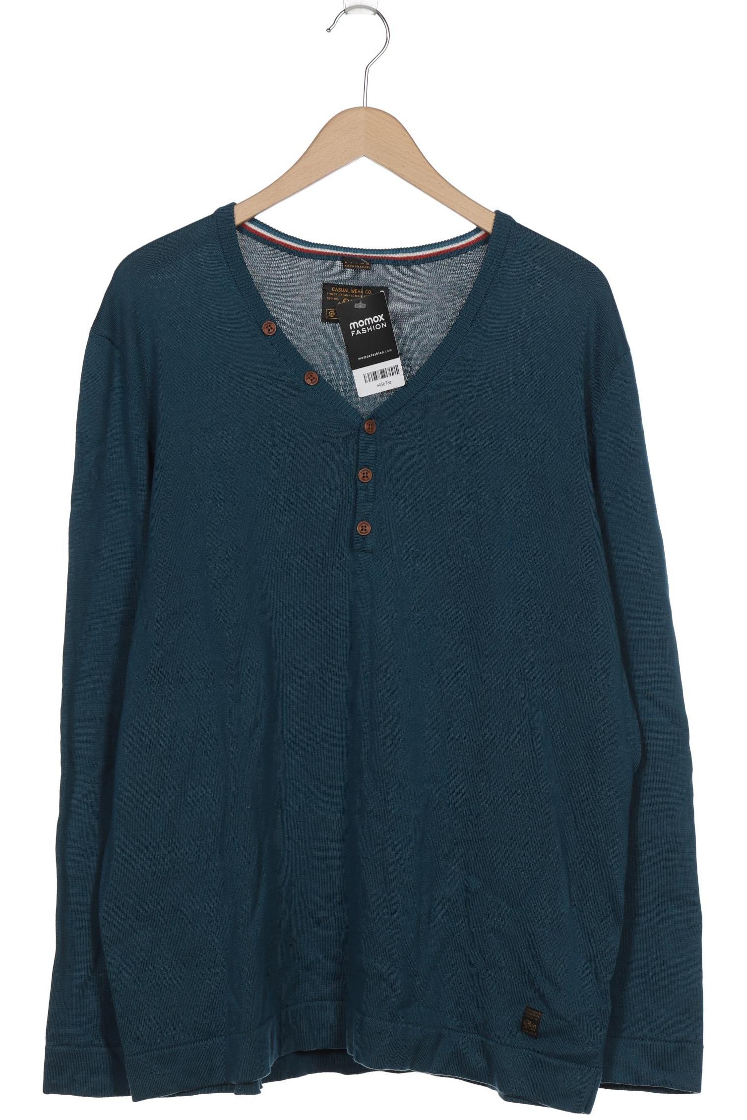 

s.Oliver Herren Pullover, blau, Gr. 56