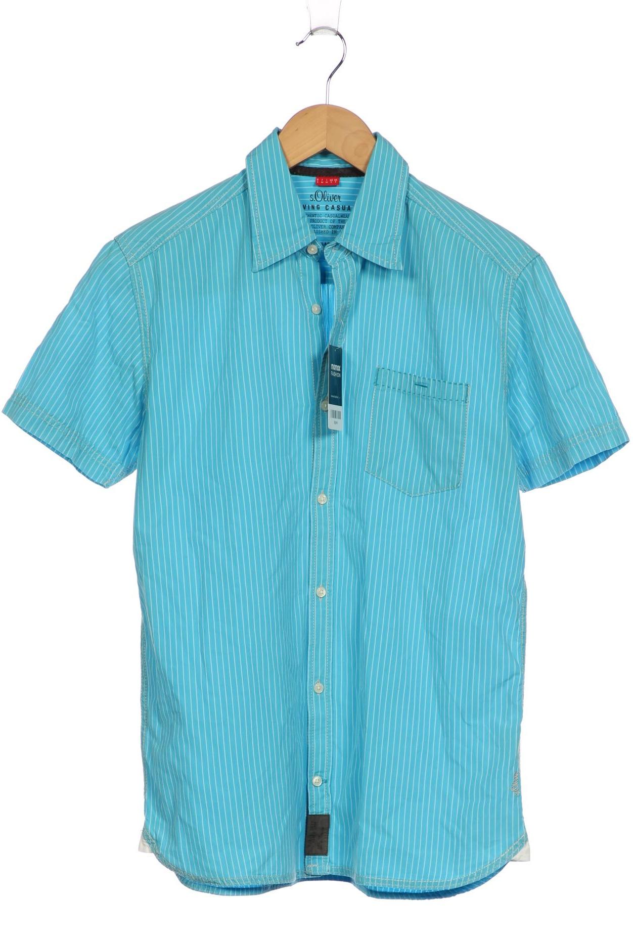 

s.Oliver Herren Hemd, blau, Gr. 46