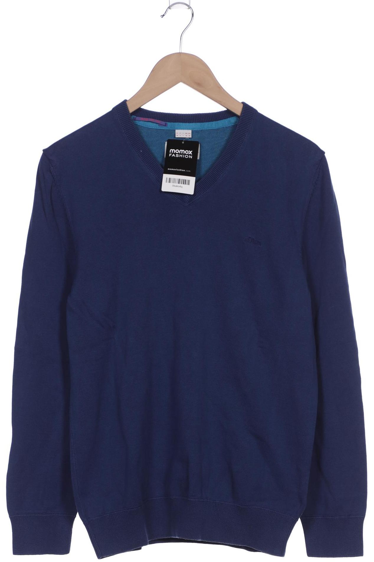 

s.Oliver Herren Pullover, marineblau, Gr. 48