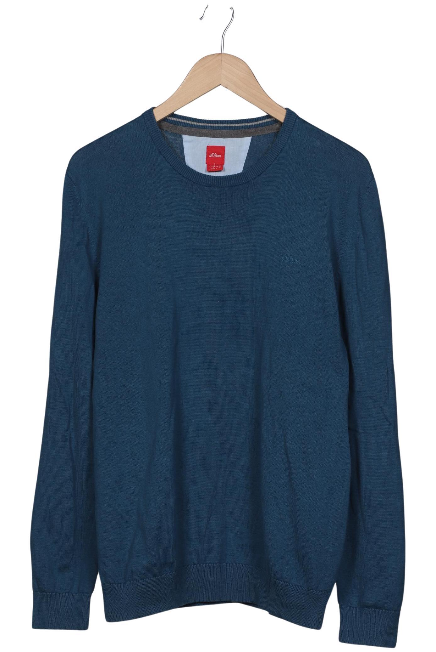 

s.Oliver Herren Pullover, blau, Gr. 52