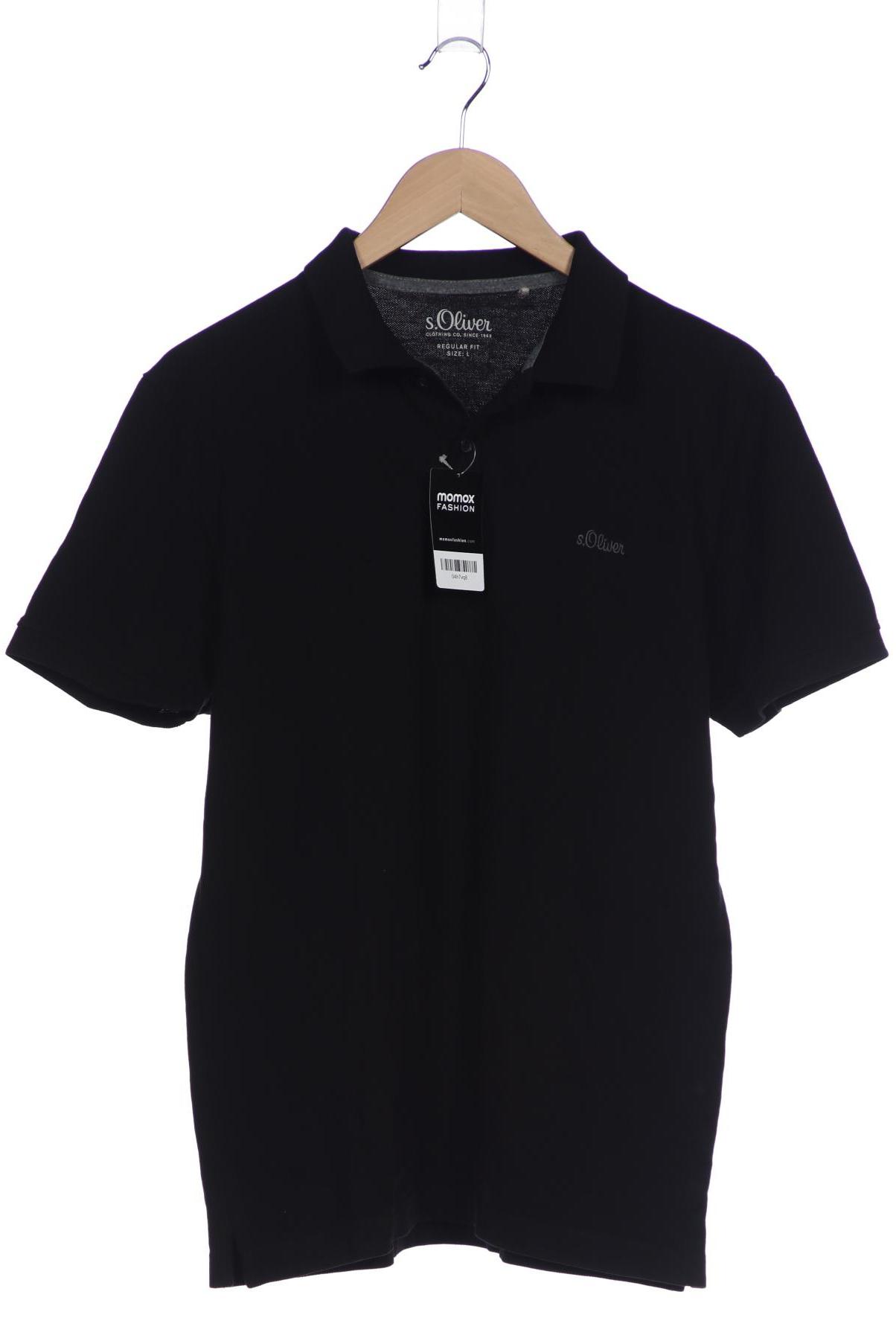

s.Oliver Herren Poloshirt, schwarz, Gr. 52