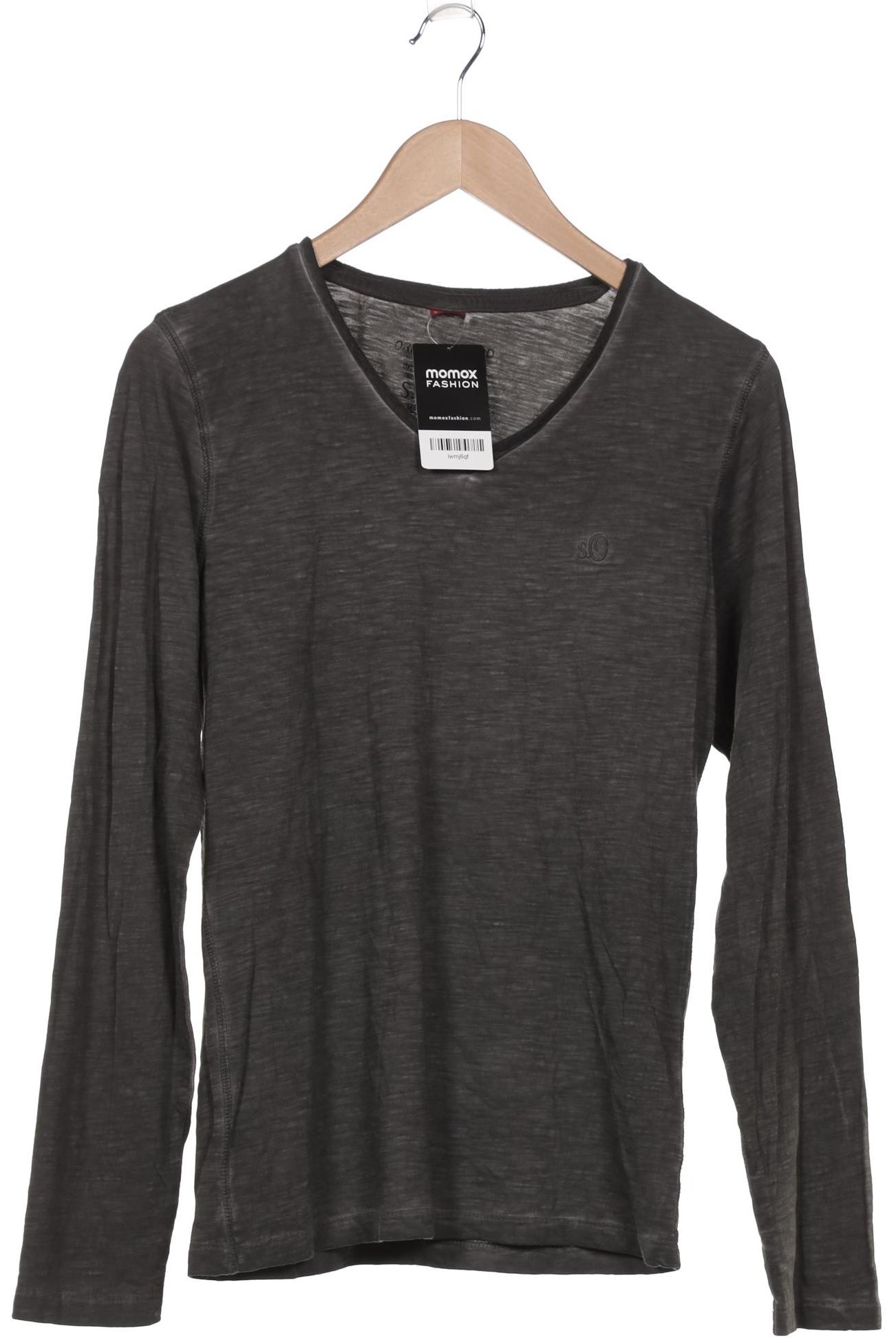 

s.Oliver Herren Langarmshirt, grau, Gr. 46