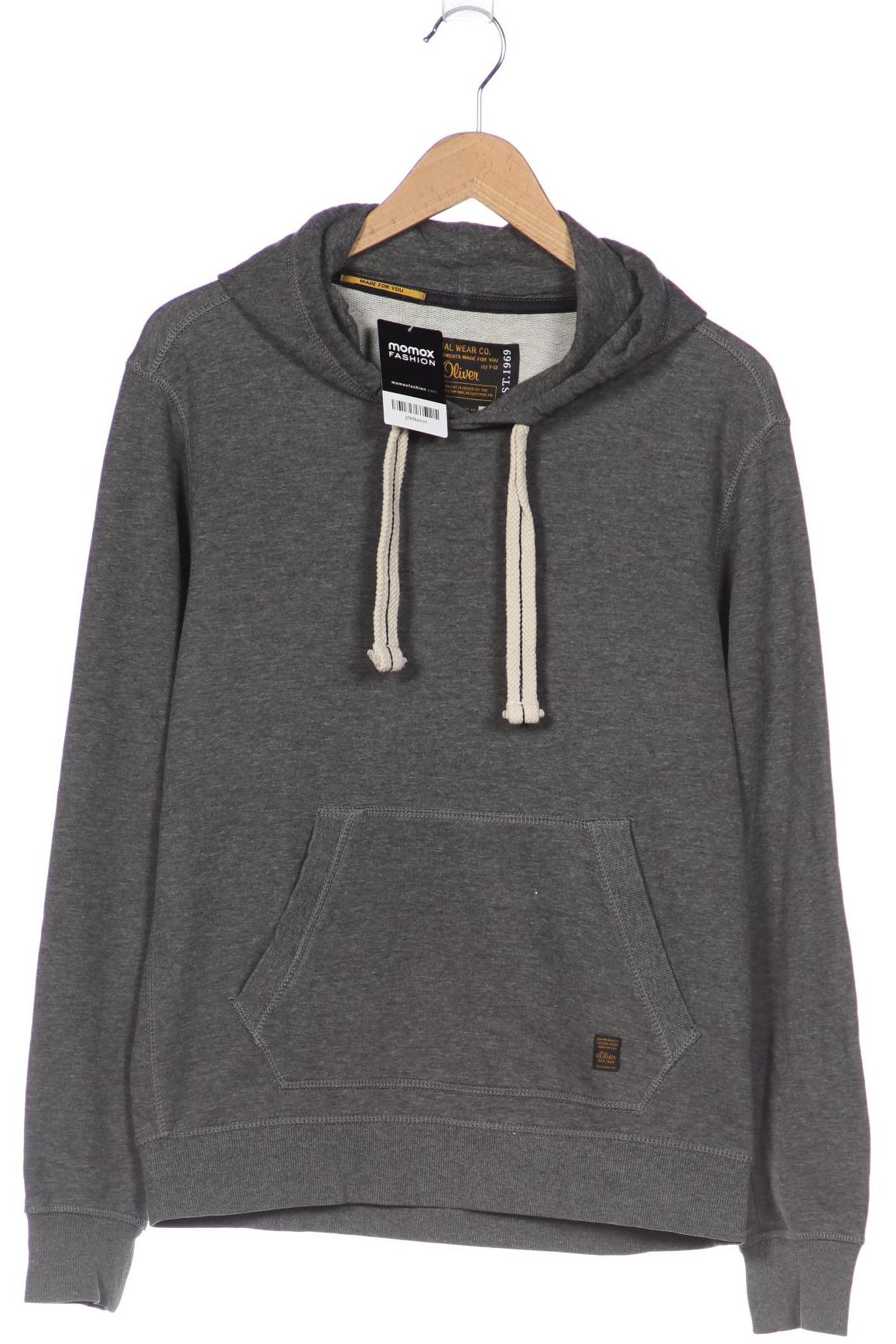 

s.Oliver Herren Kapuzenpullover, grau, Gr. 46