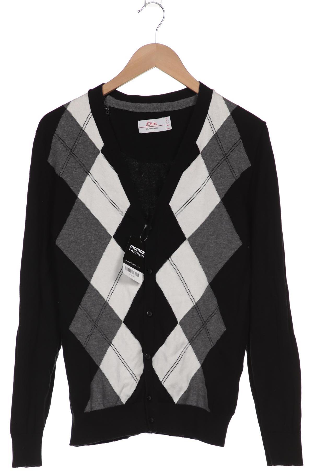 

s.Oliver Herren Strickjacke, schwarz