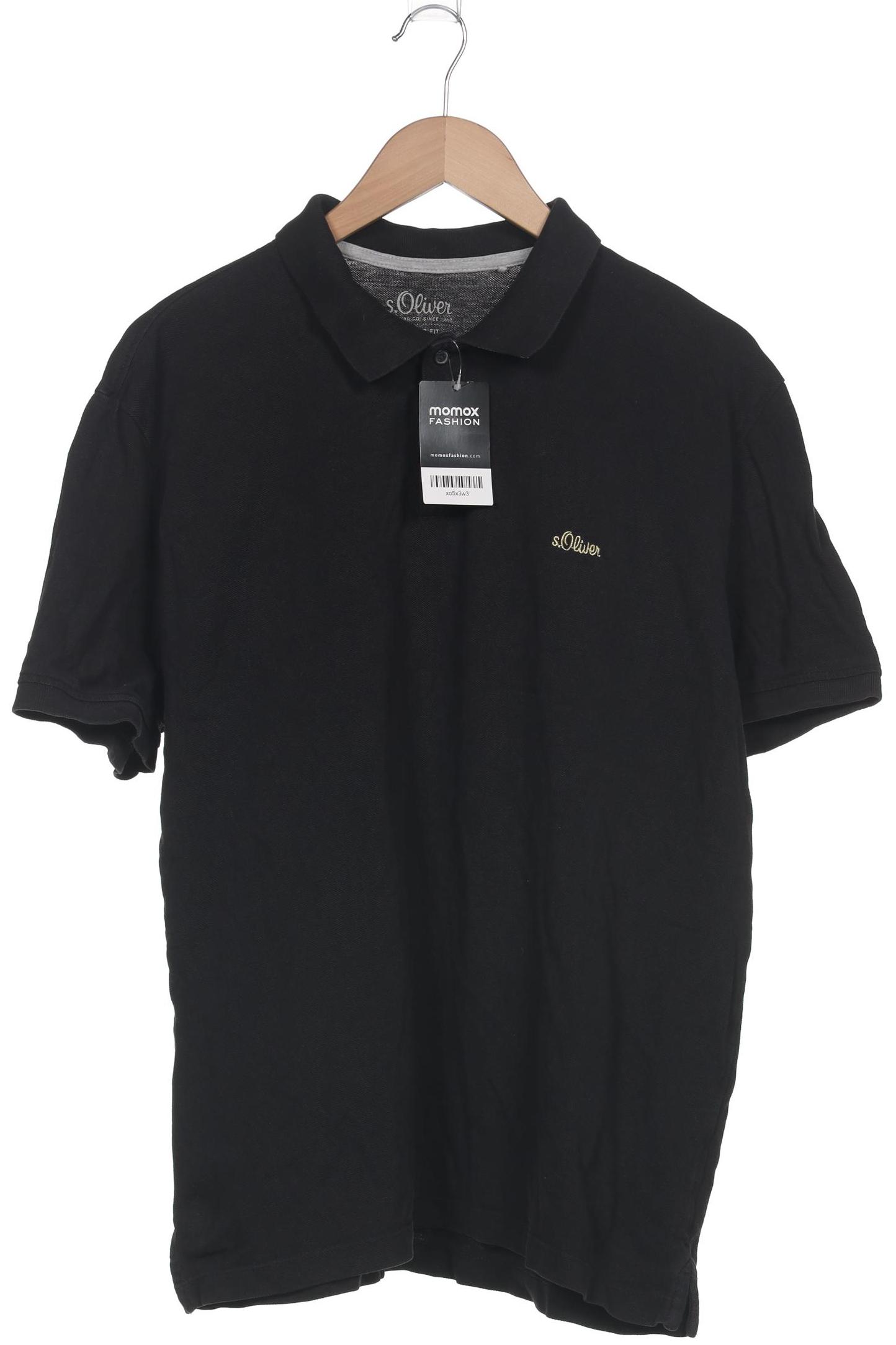 

s.Oliver Herren Poloshirt, schwarz, Gr. 56