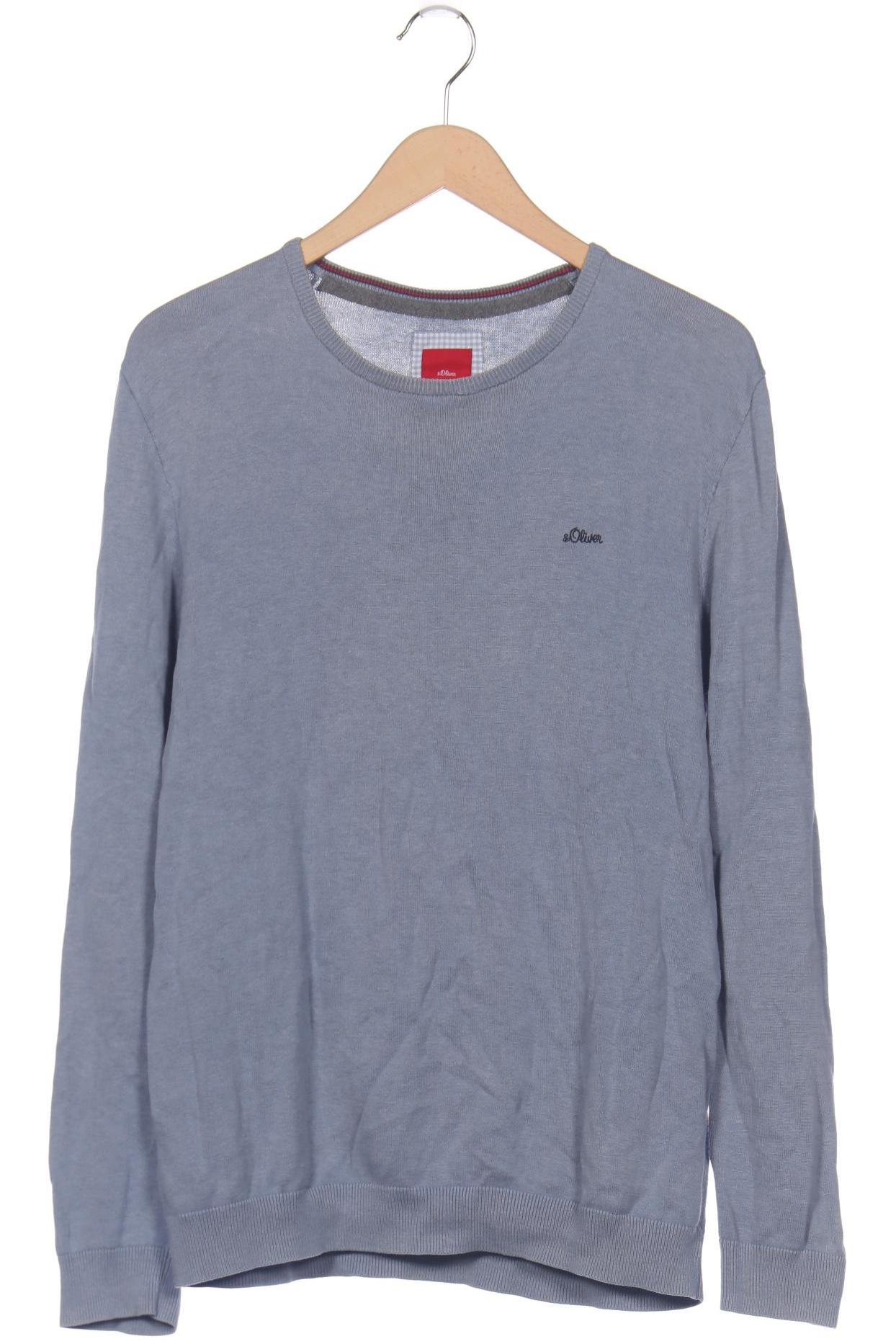 

s.Oliver Herren Pullover, blau, Gr. 52