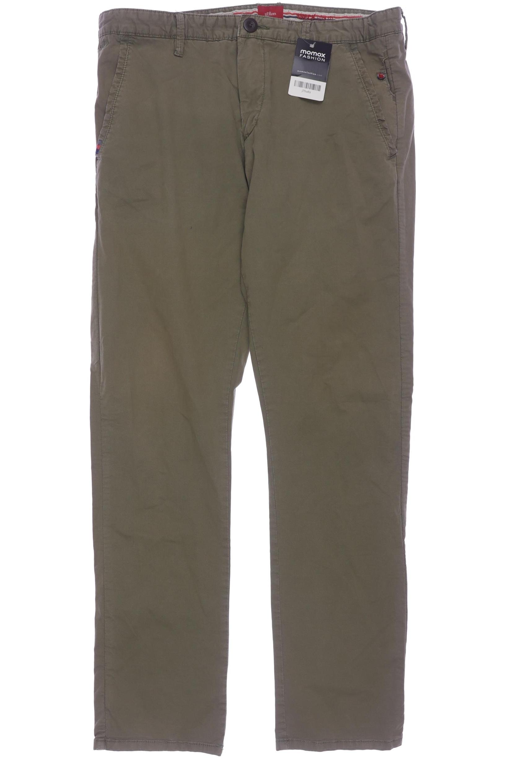 

s.Oliver Herren Stoffhose, grün, Gr. 33