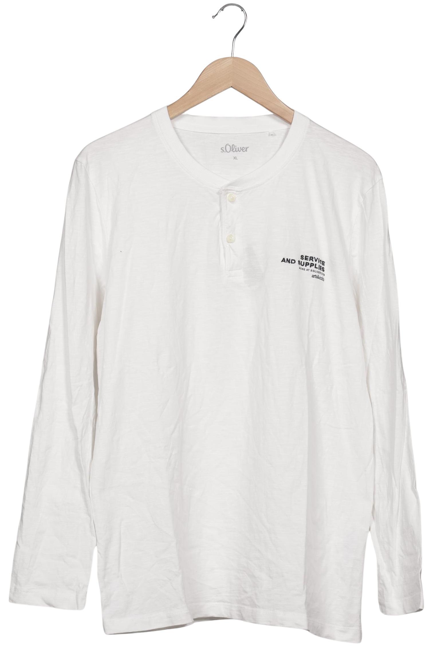 Thumbnail - s.Oliver Herren Langarmshirt, weiß, Gr. 54