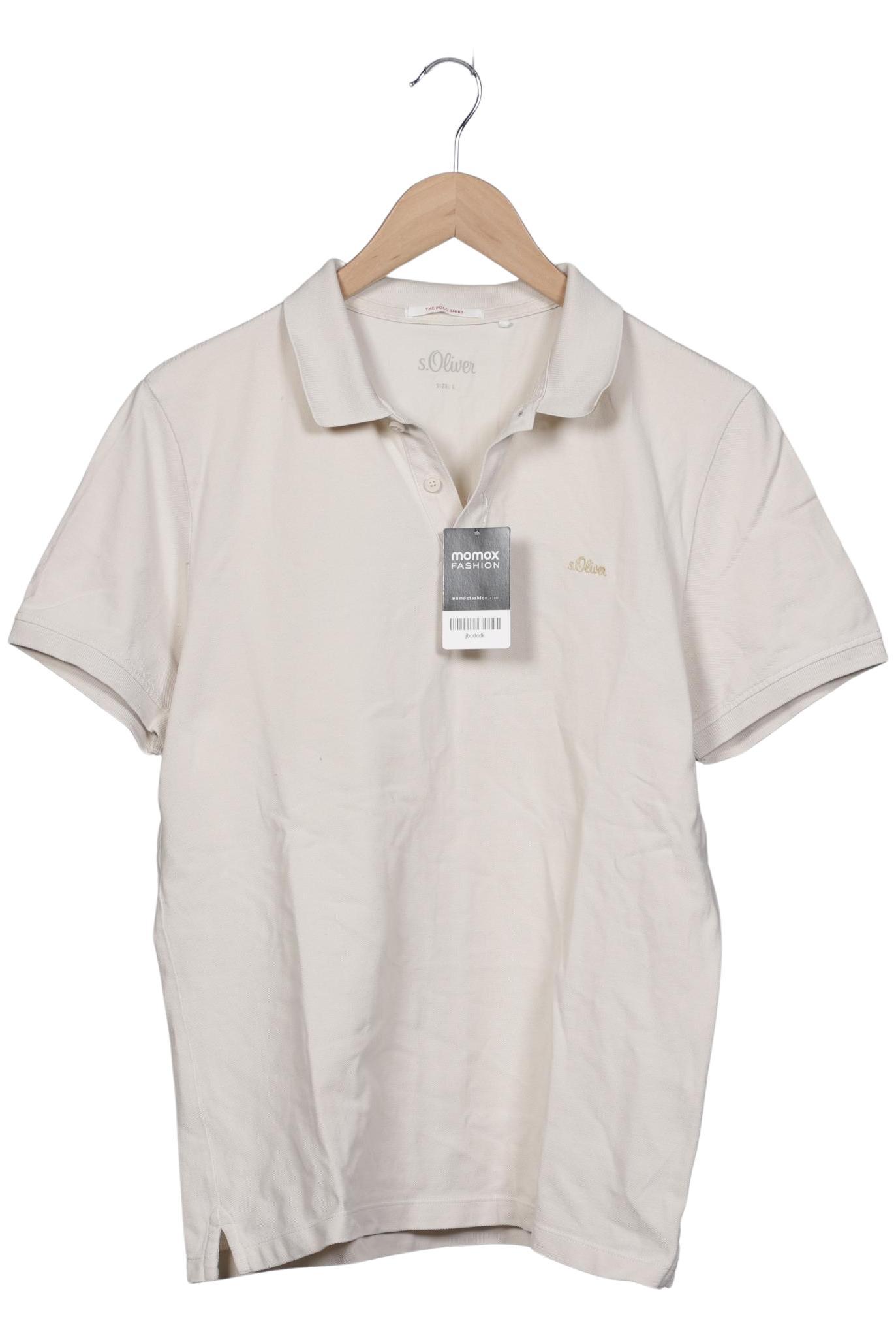 

s.Oliver Herren Poloshirt, beige, Gr. 52