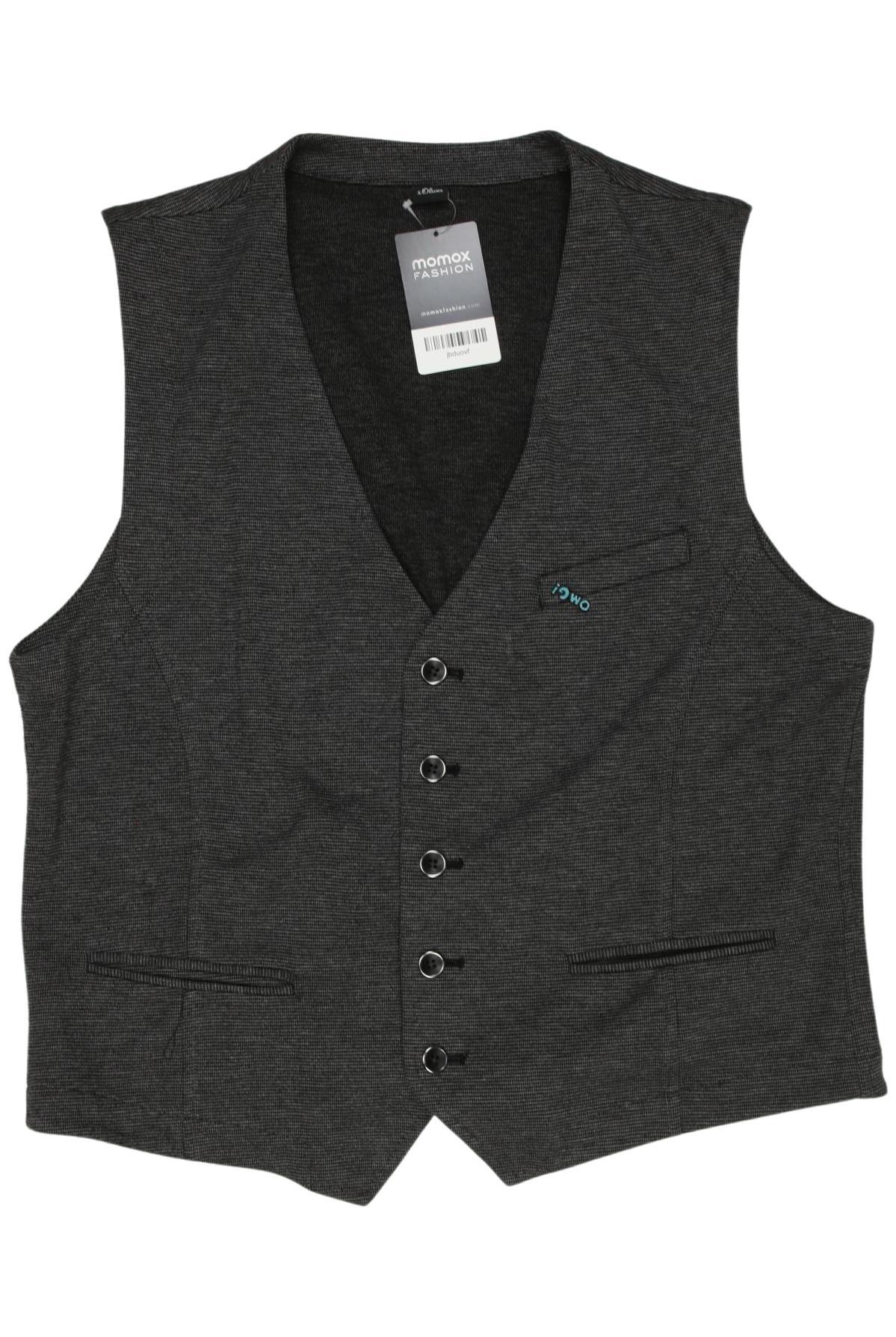 

s.Oliver Herren Weste, grau, Gr. 52