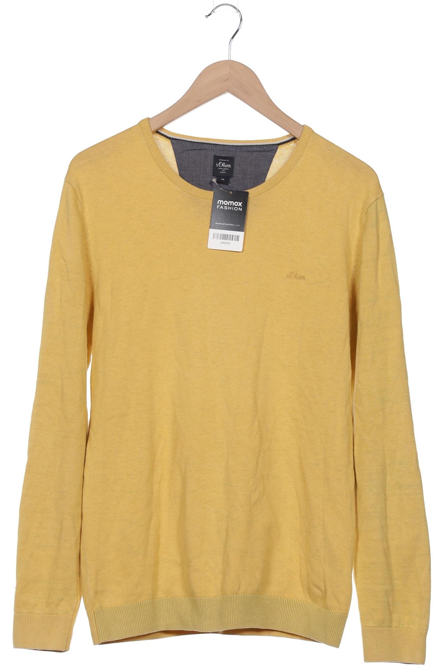 

s.Oliver Herren Pullover, gelb, Gr. 48