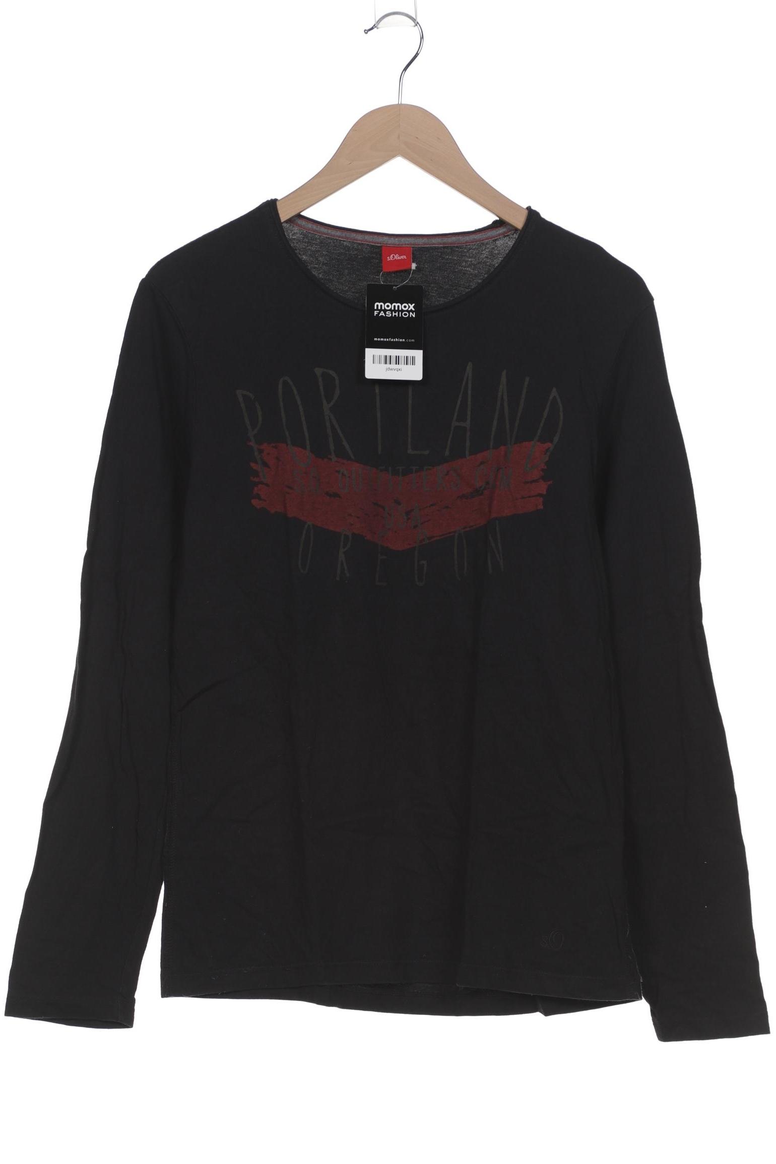 Thumbnail - s.Oliver Herren Langarmshirt, schwarz, Gr. 52