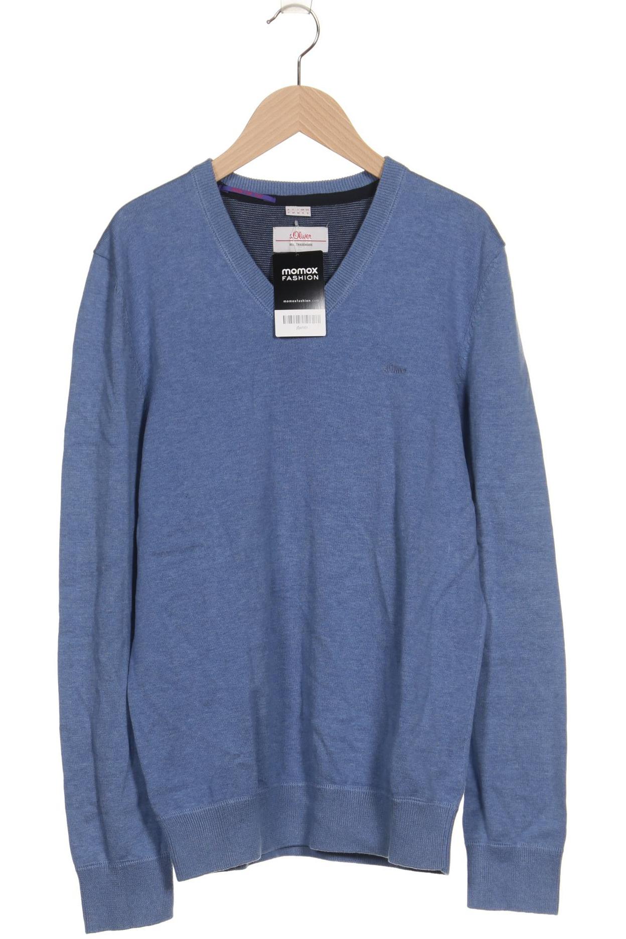 

s.Oliver Herren Pullover, blau, Gr. 46