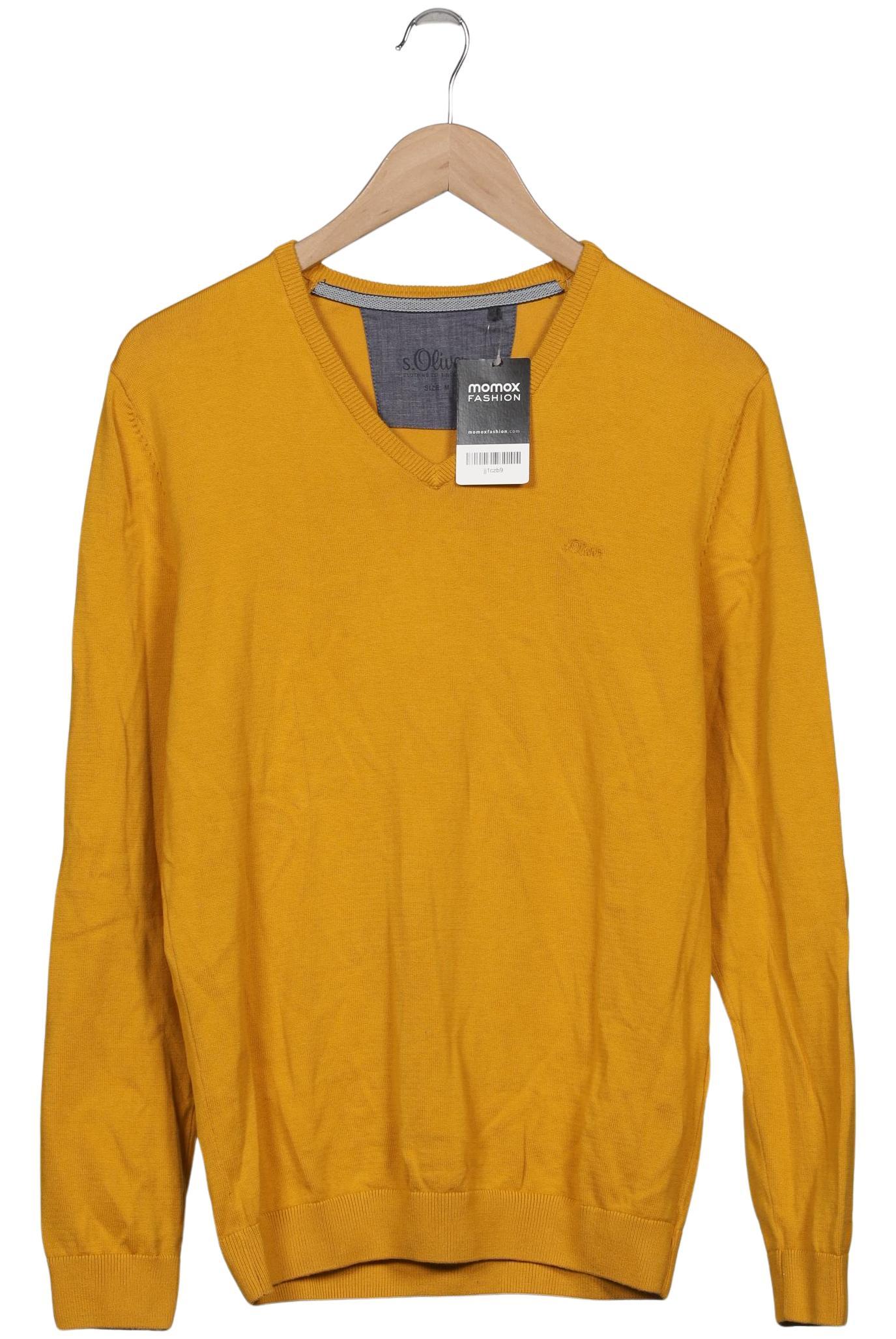 

s.Oliver Herren Pullover, gelb, Gr. 48