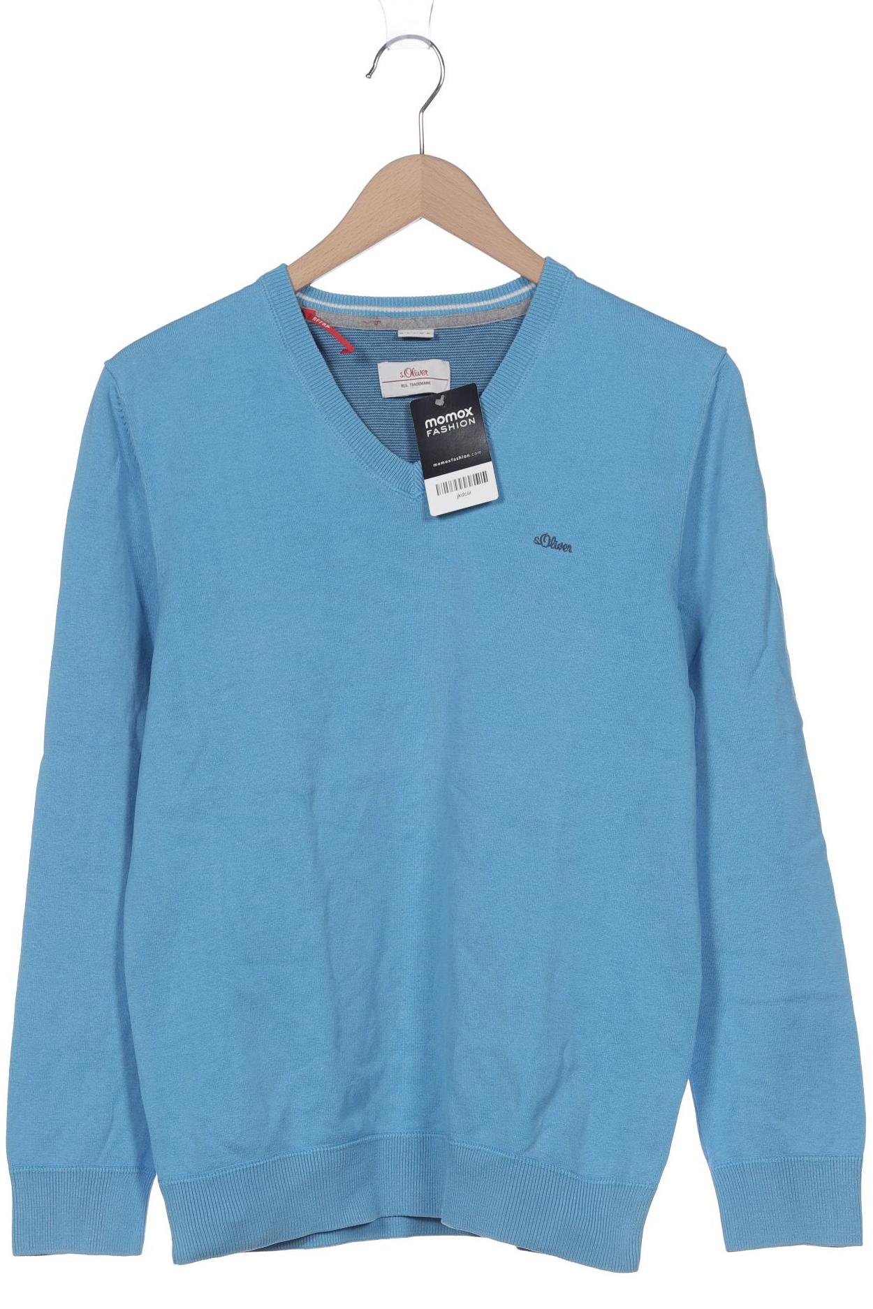 

s.Oliver Herren Pullover, blau, Gr. 48
