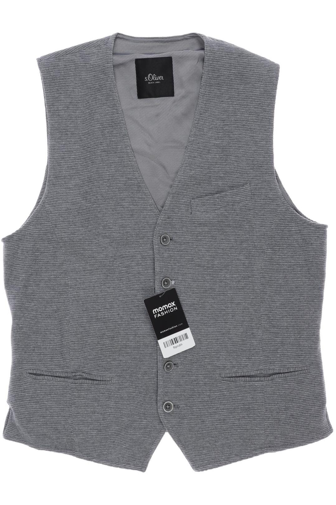 

s.Oliver Herren Weste, grau, Gr. 48