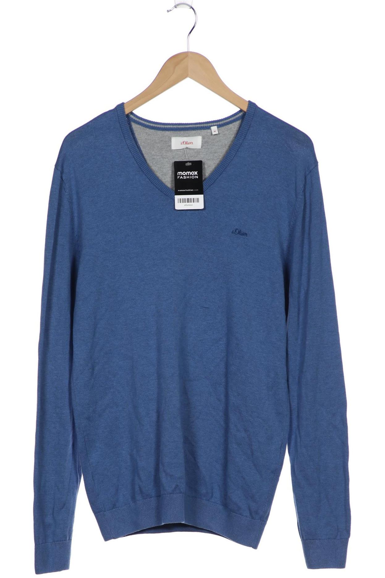 

s.Oliver Herren Pullover, blau, Gr. 48