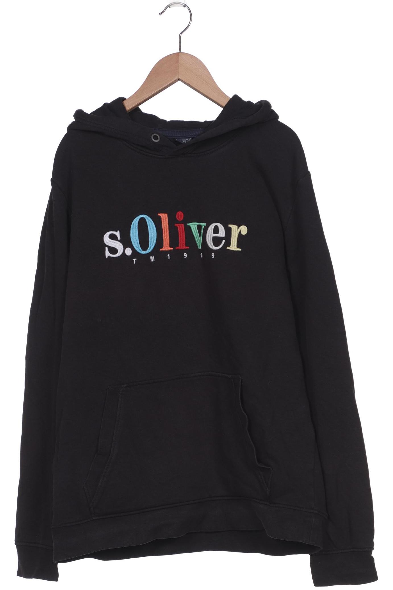 

s.Oliver Herren Kapuzenpullover, schwarz