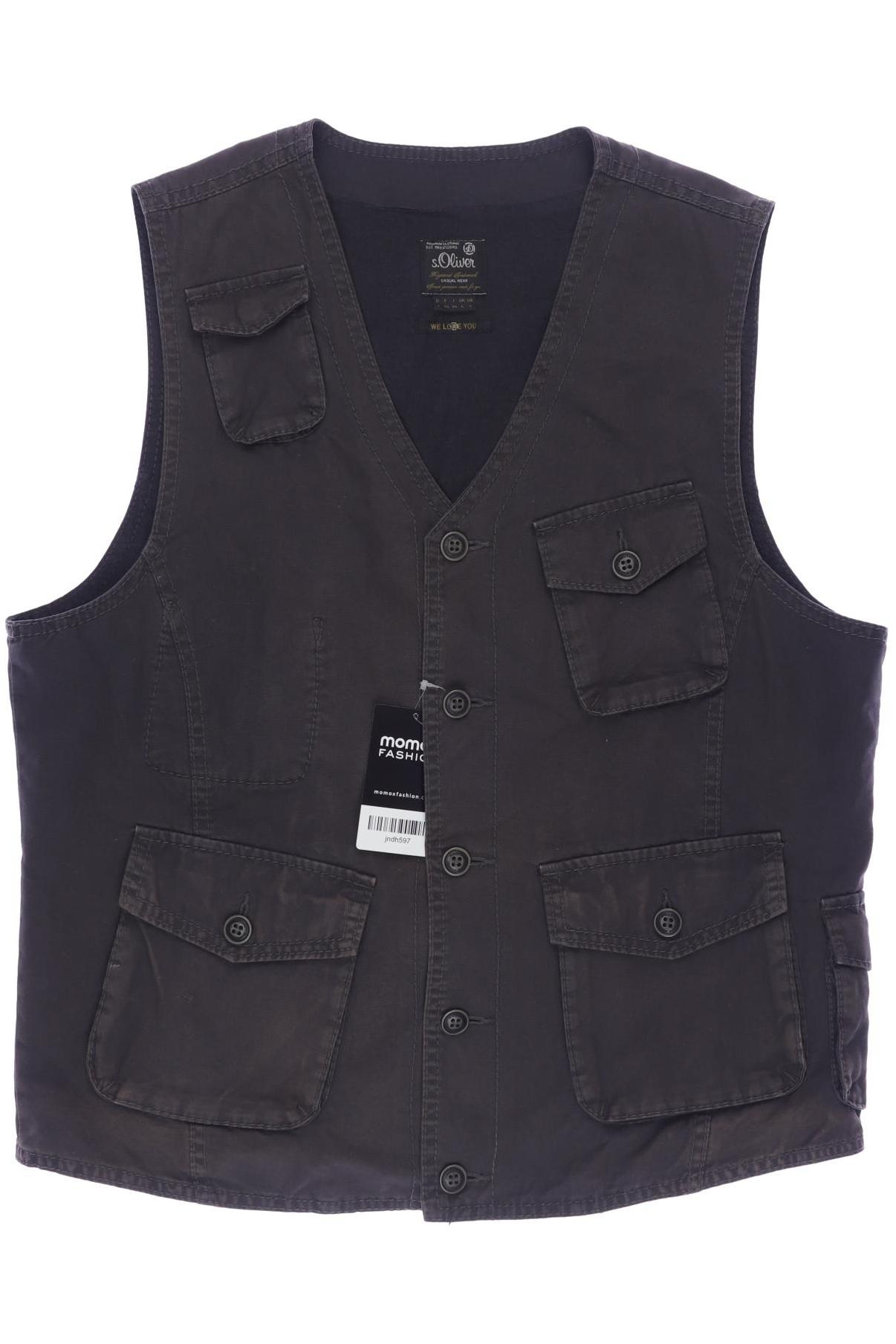 

s.Oliver Herren Weste, grau, Gr. 52