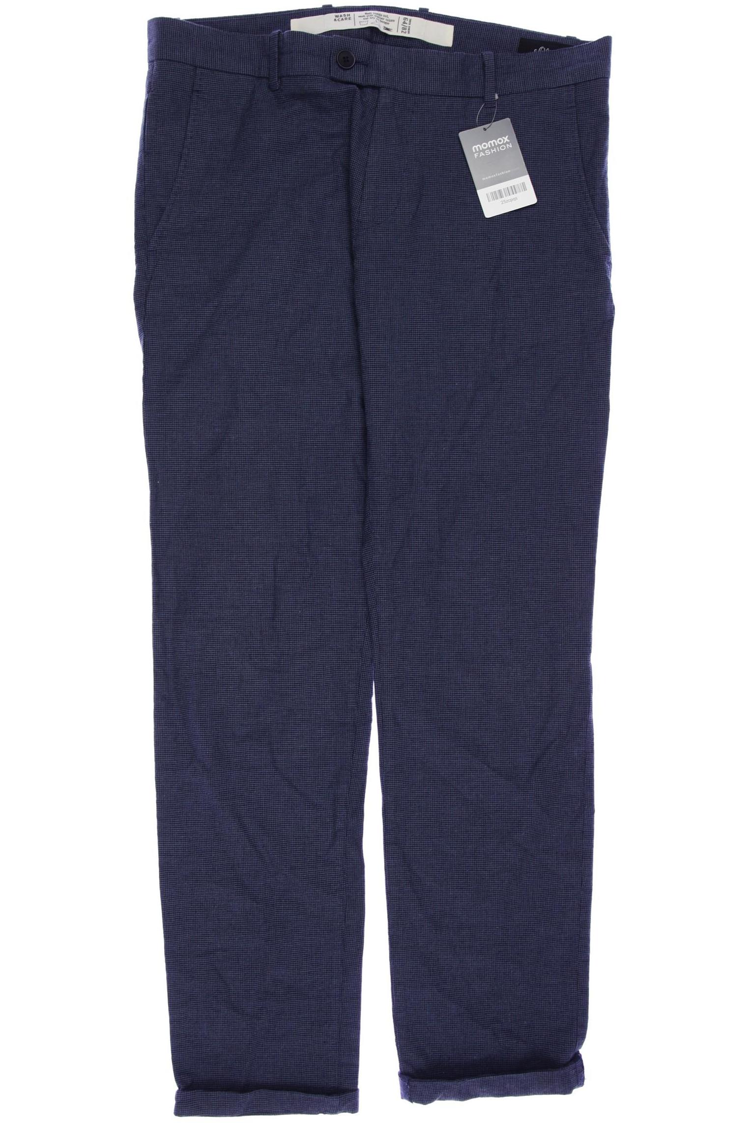 

s.Oliver Herren Stoffhose, blau, Gr. 48