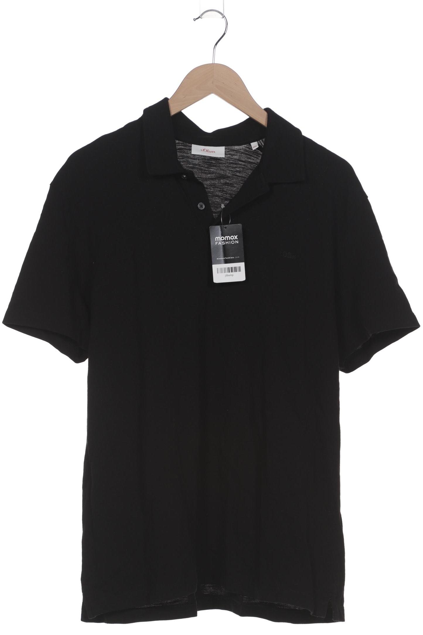 

s.Oliver Herren Poloshirt, schwarz, Gr. 56