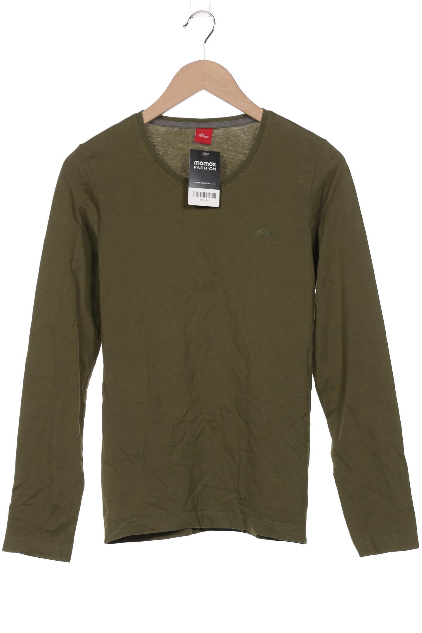 

s.Oliver Herren Langarmshirt, grün, Gr. 46